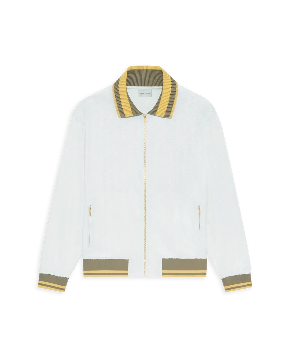 Drôle De Monsieur Monogramme Trainingsjacke Weiß Polyester