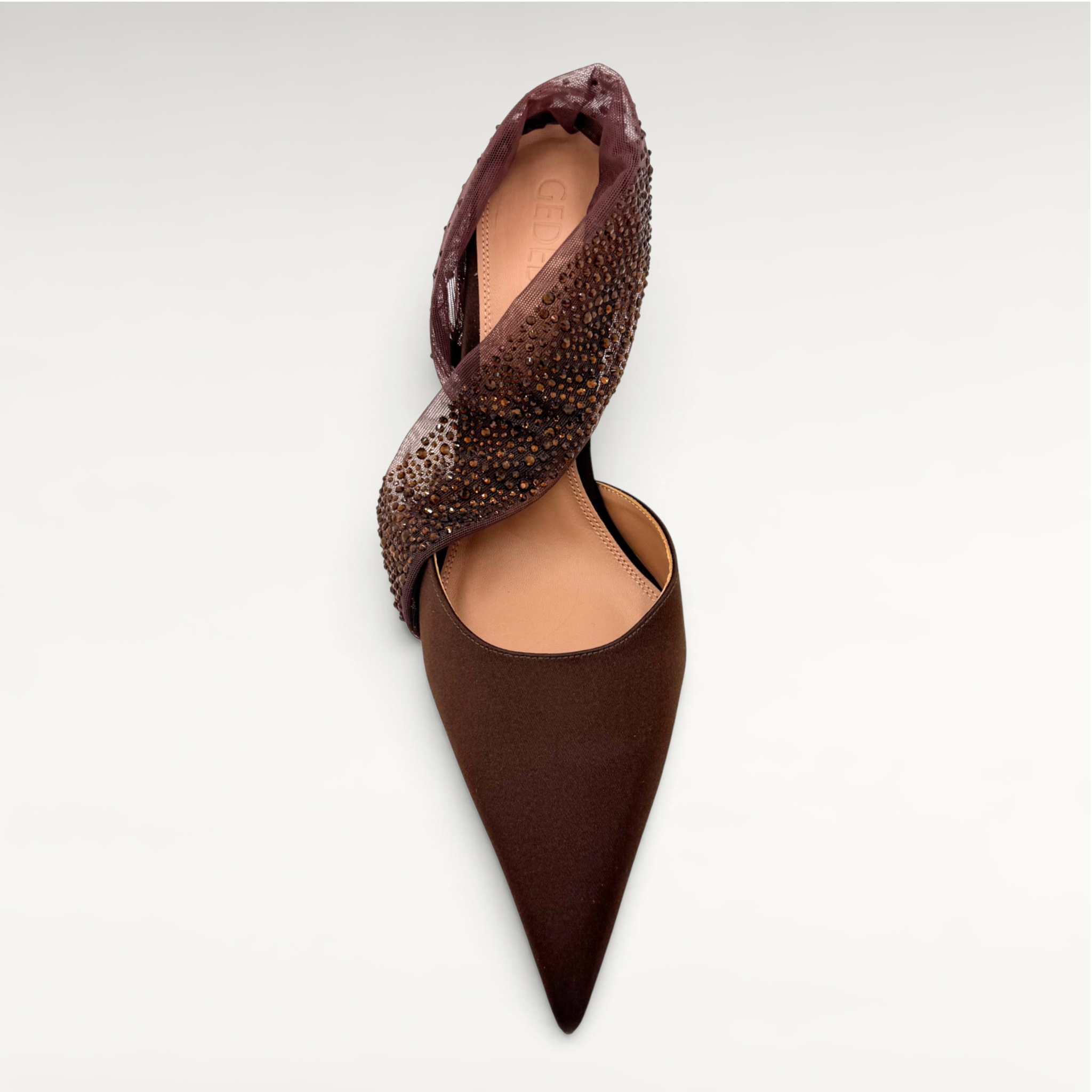 Gedebe Caresse Slingback Pumps Satin Tüll