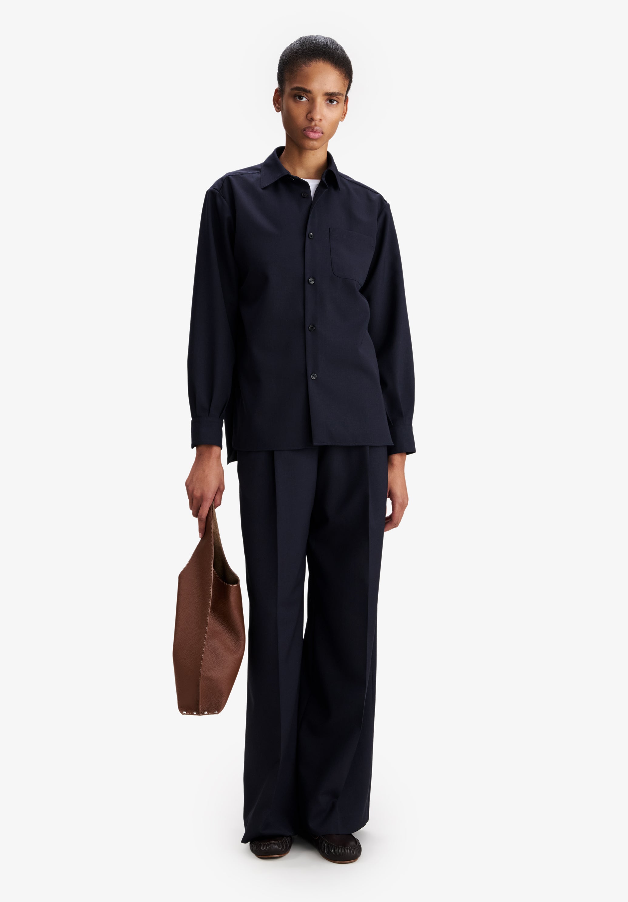 A.P.C. Overshirt marineblau recycelt Gr. 38