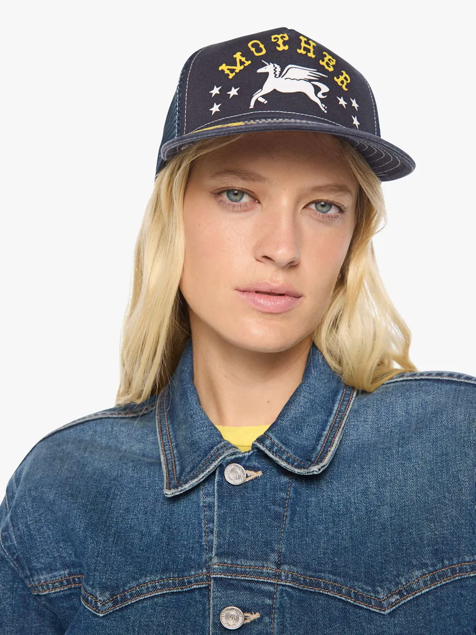 Mother The 10-4 Trucker Cap Pegasus Navy