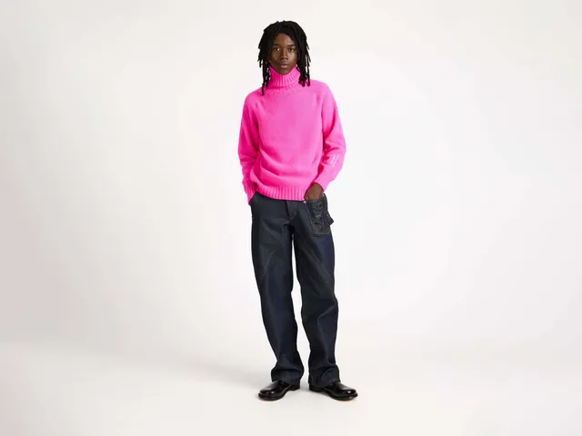 J.W.Anderson Turtleneck Jumper Rollkragenpullover Neon Pink