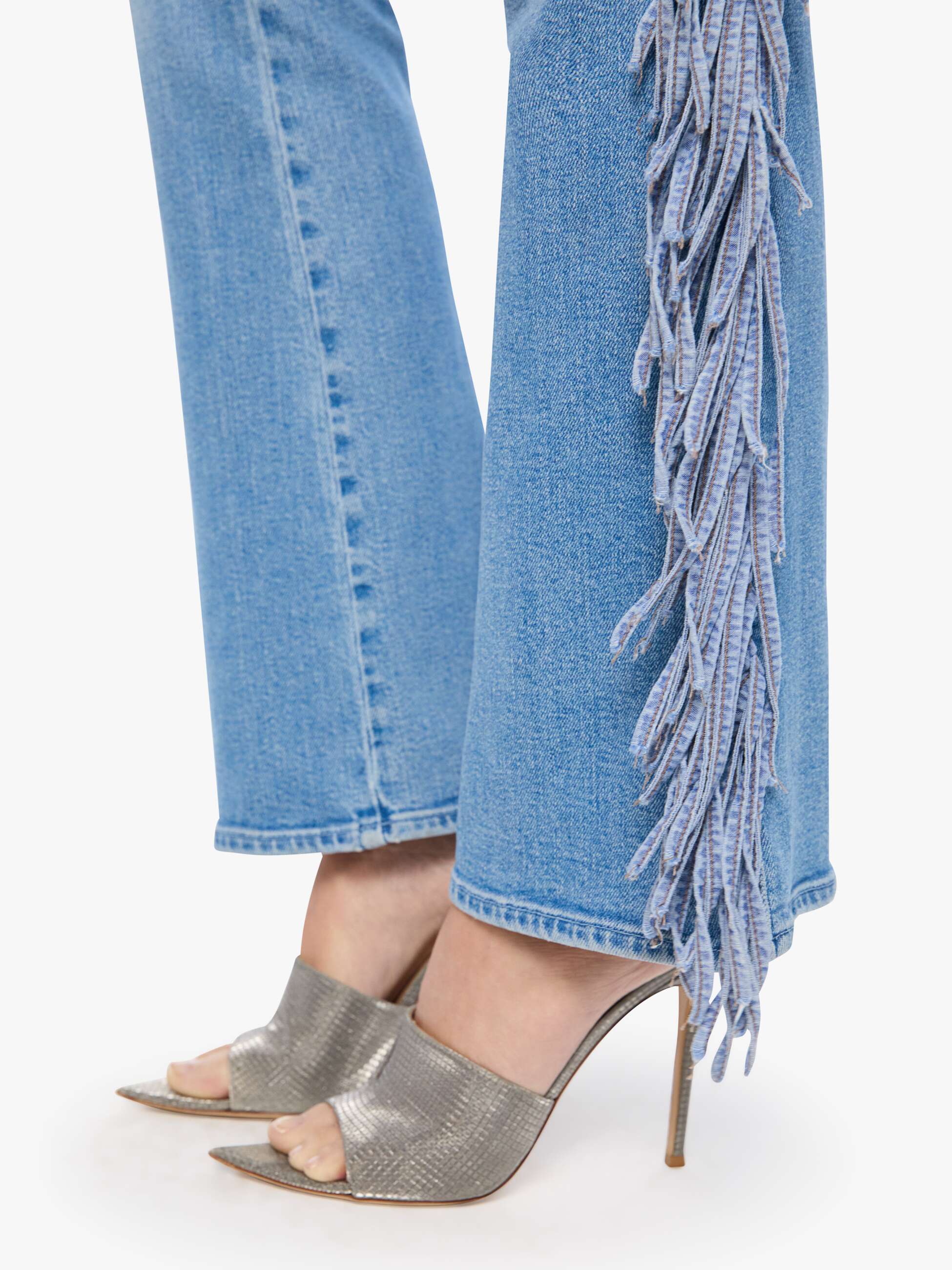 Mother The Fringe Desperado Sneak Jeans Saddle Up Bootcut