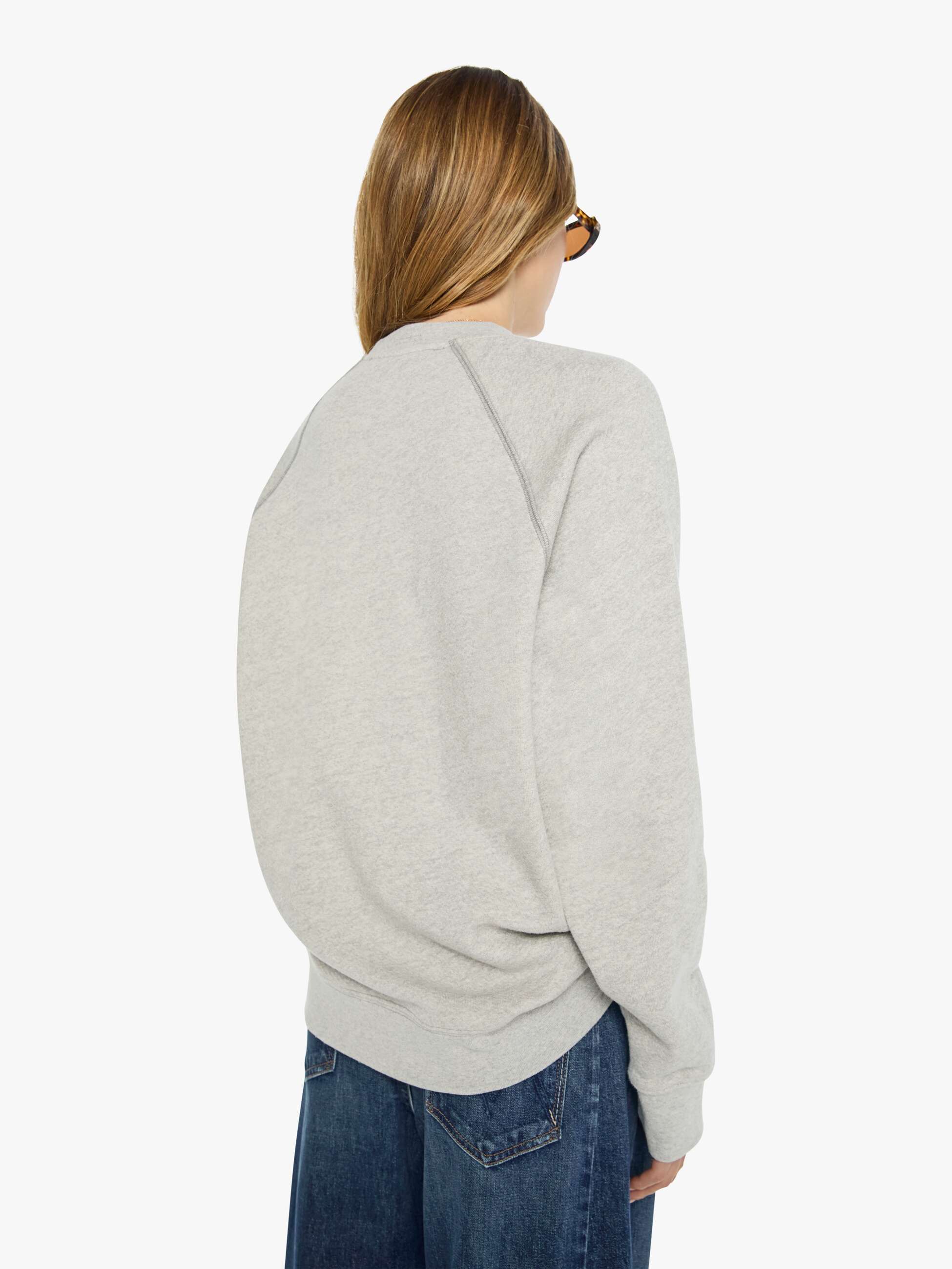 Mother The Champ Sweatshirt Snake Oil Motors Grau