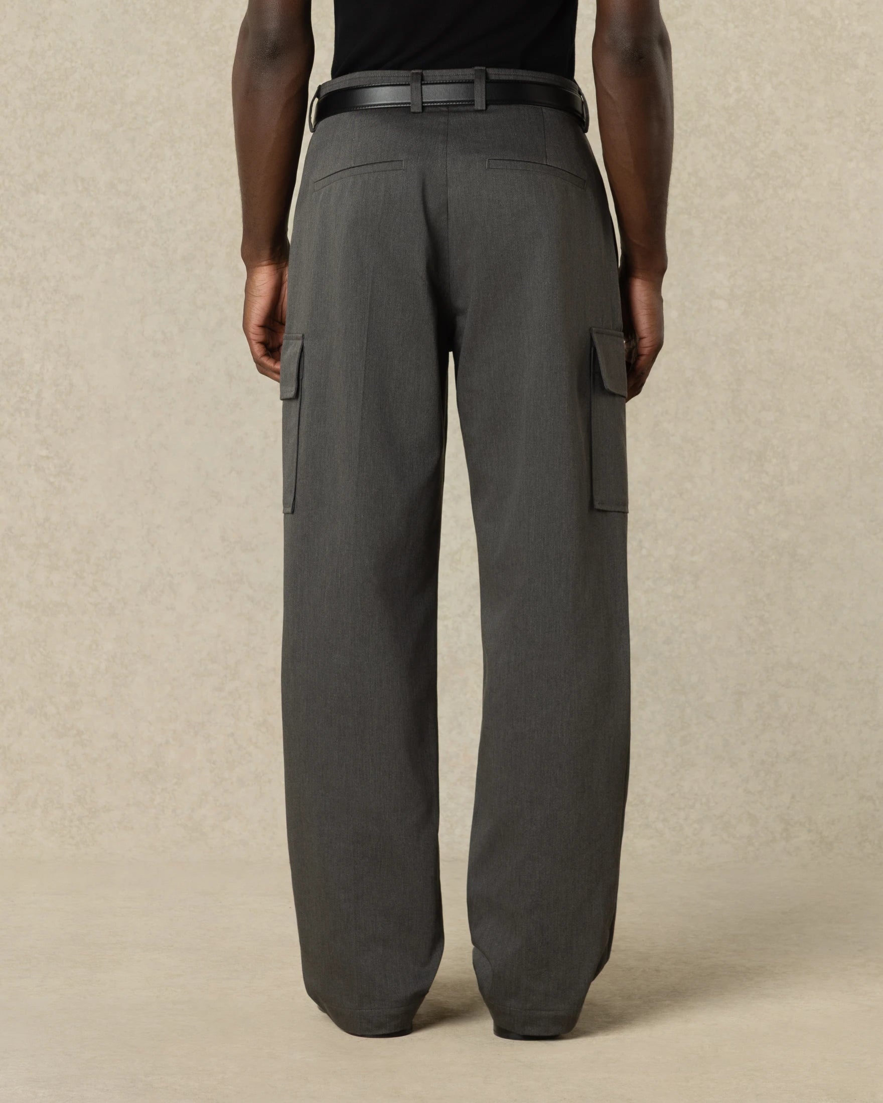 Drôle De Monsieur Cargo Pants Cargohose Grau Baumwollmix