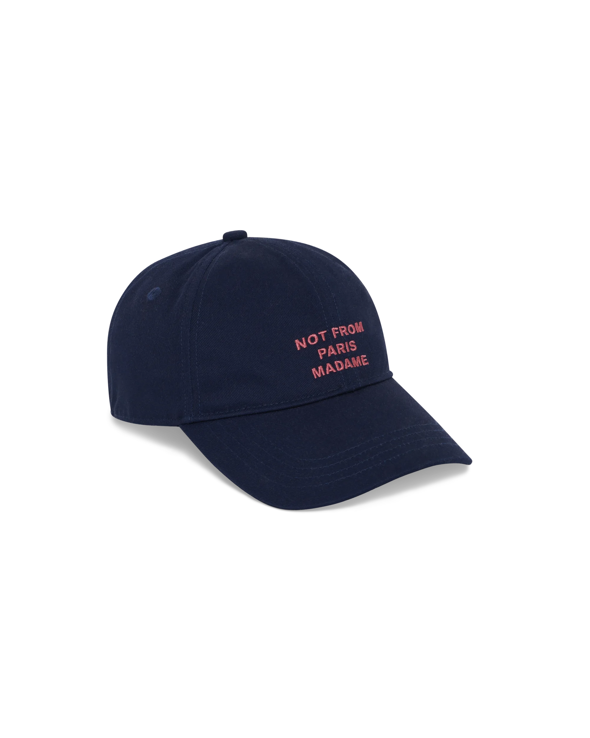 Drôle De Monsieur Slogan Cap Cap Navy OS Baumwolle