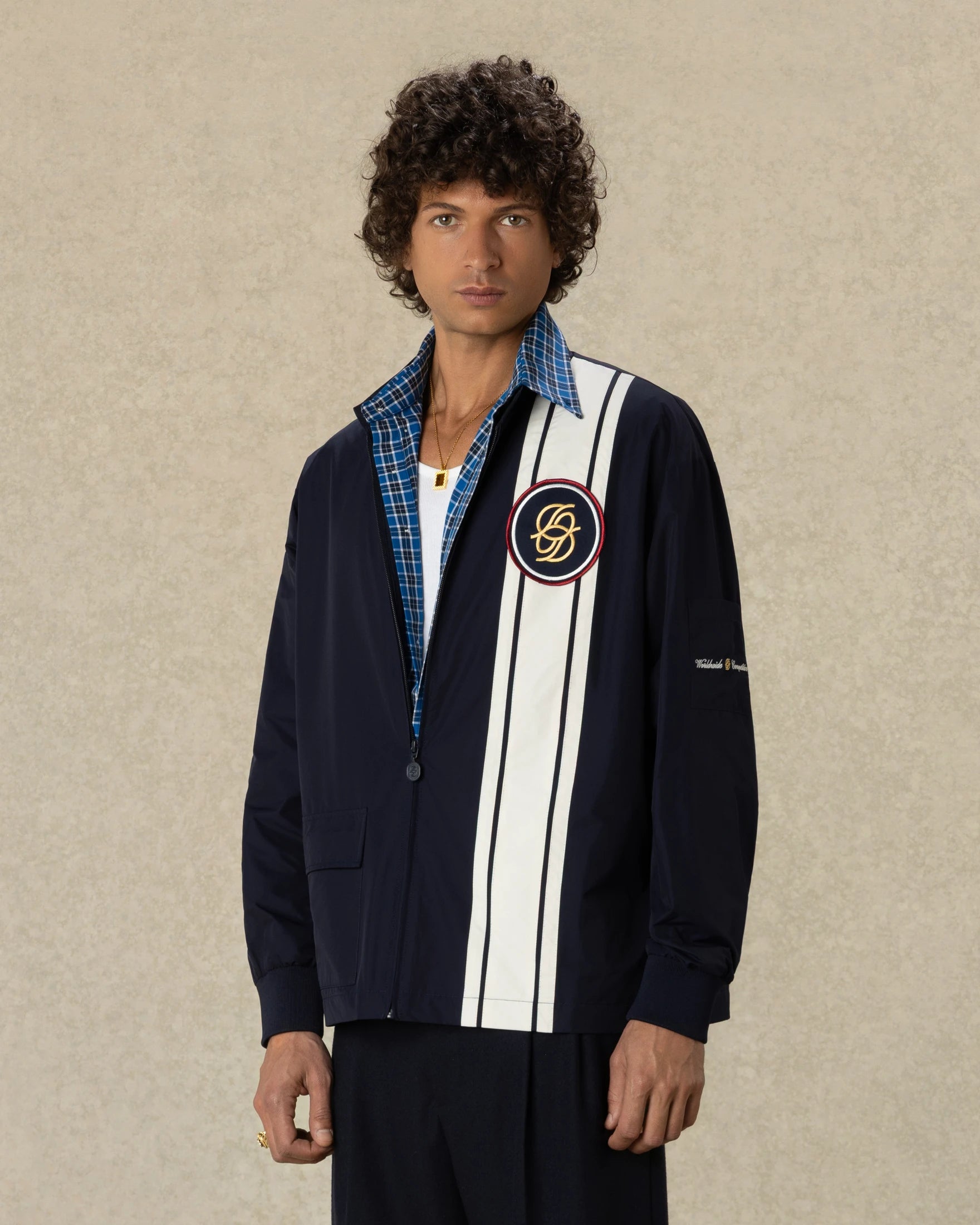 Drôle De Monsieur Outerwear D Mirror Racing Jacke Navy M