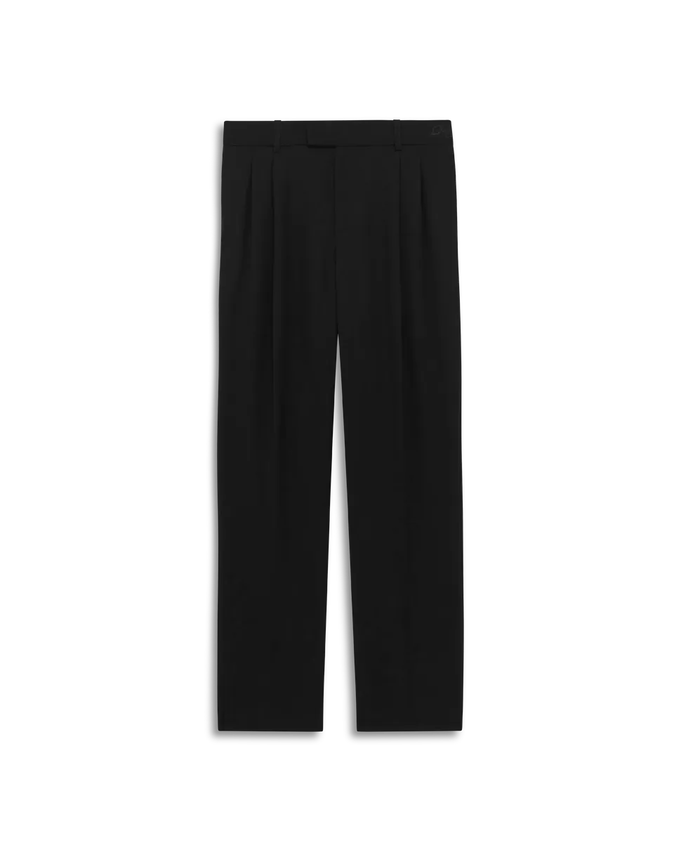 Drôle De Monsieur Le Pantalon Golfeur Hose Schwarz Wolle