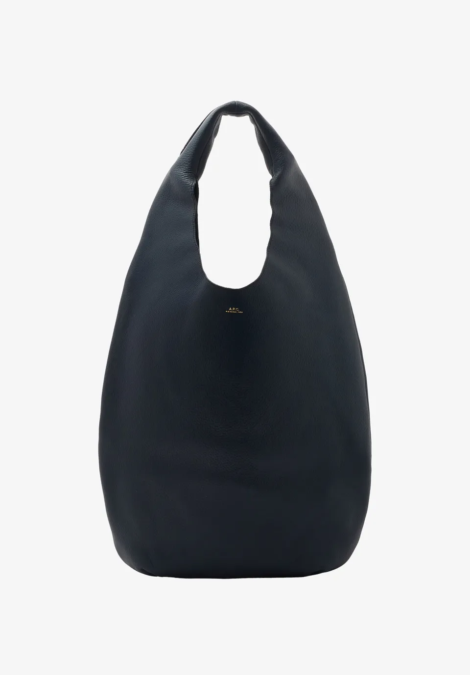 A.P.C. Le Neige Tasche Leder schwarz Tote Bag TU