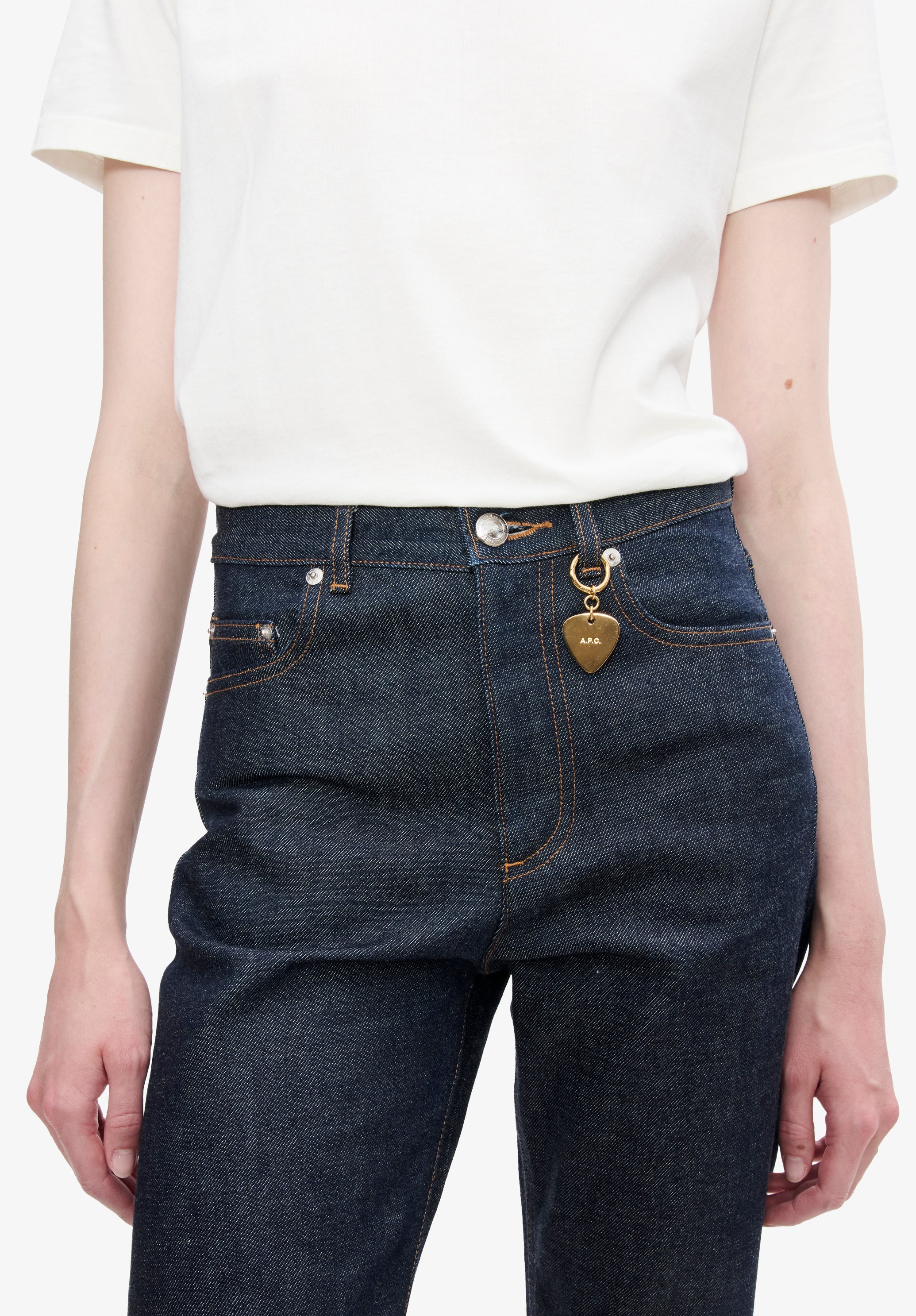A.P.C. Schlüsselanhänger Mediator gold Metall