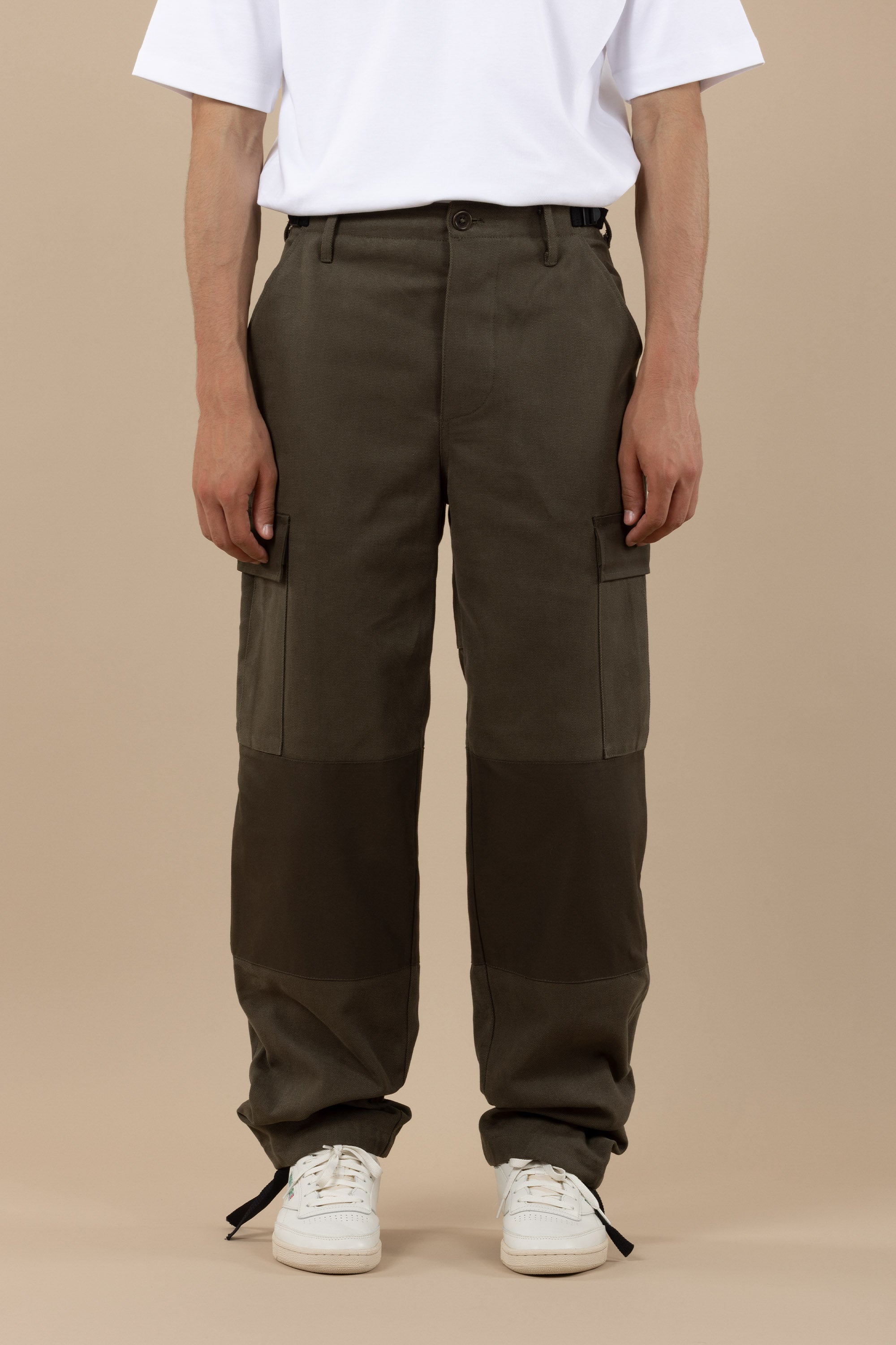 Drôle De Monsieur Le Pantalon Canvas Hose Khaki