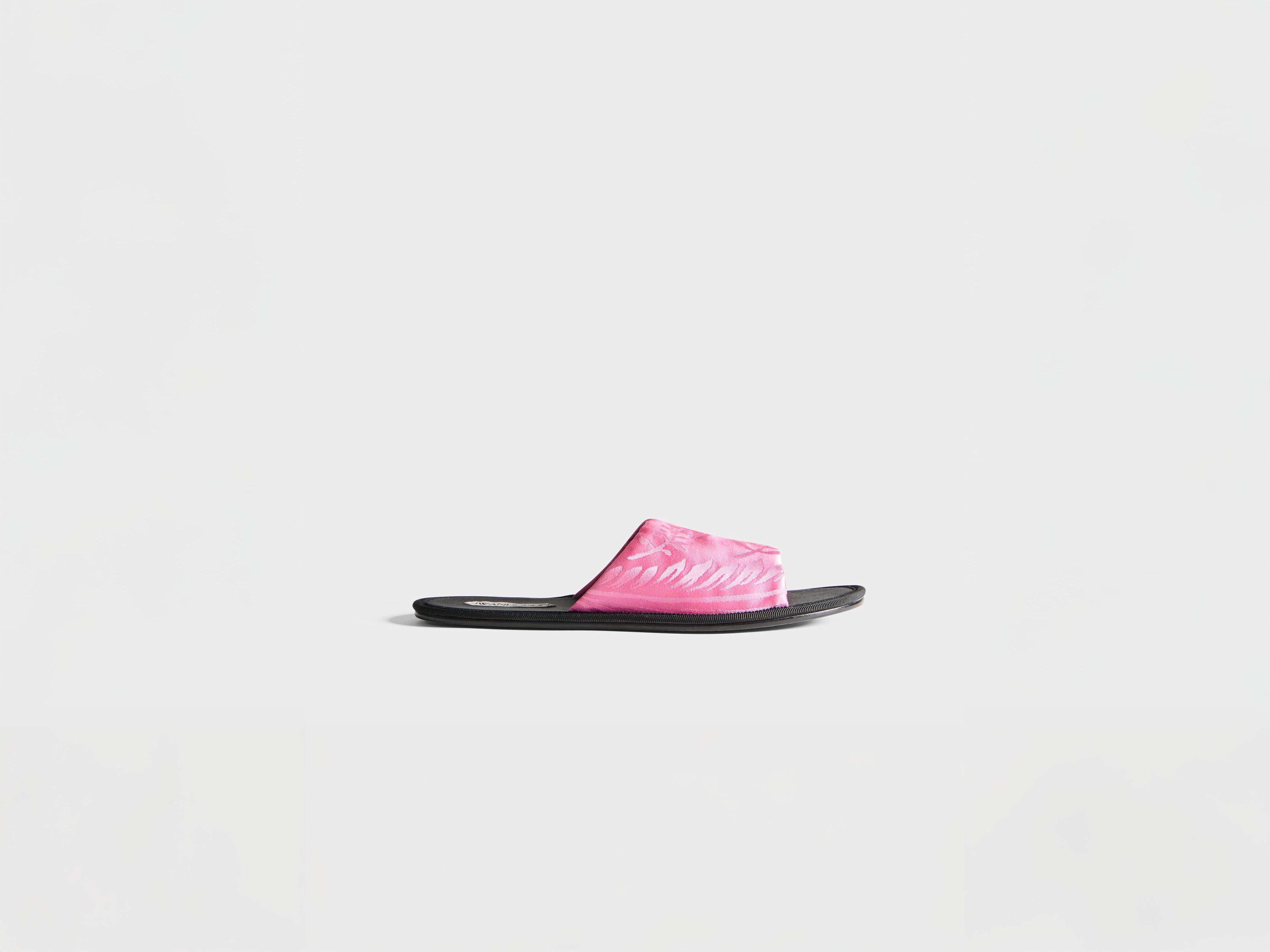 J.W.Anderson Open Toe Slides Pantoletten Camellia Rosa