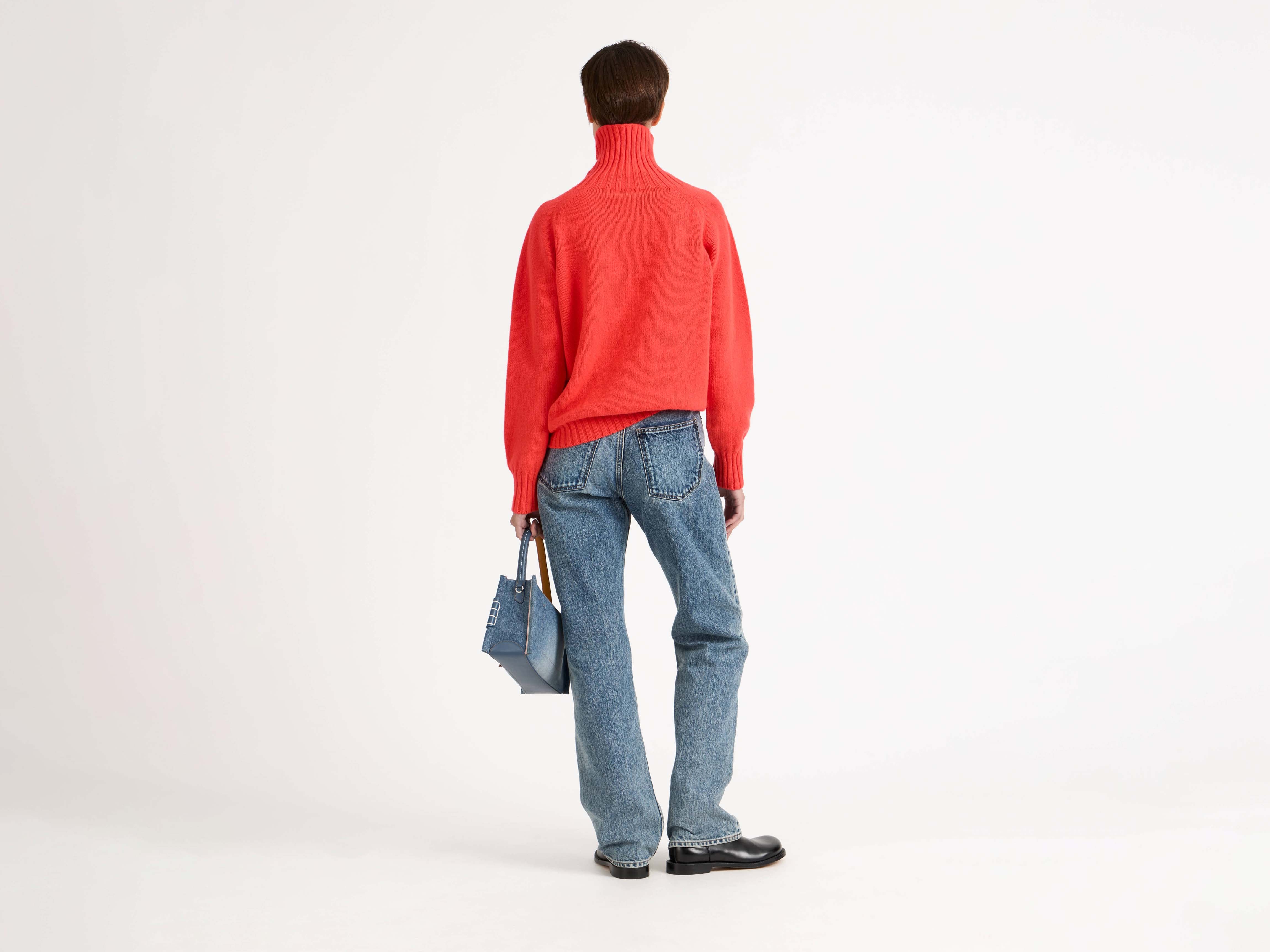 J.W.Anderson Turtleneck Jumper Strickpullover Neon Orange