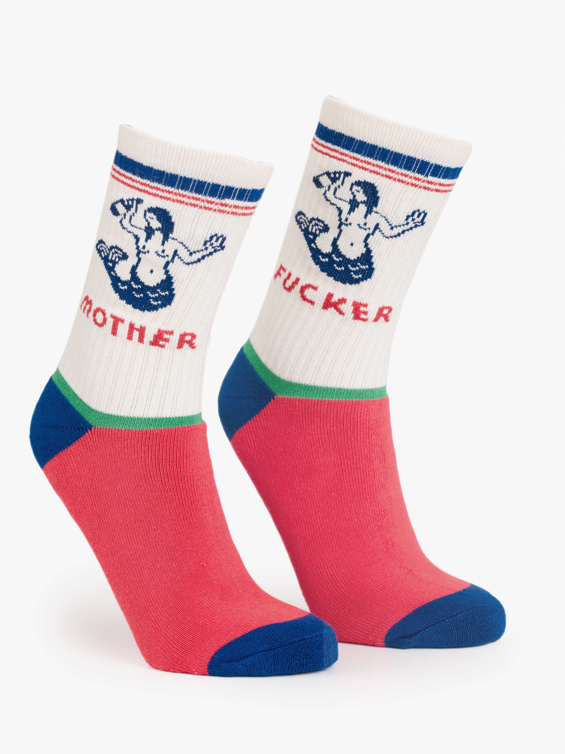 Mother The Half-Calf Socken Swim Club Weiß One Size