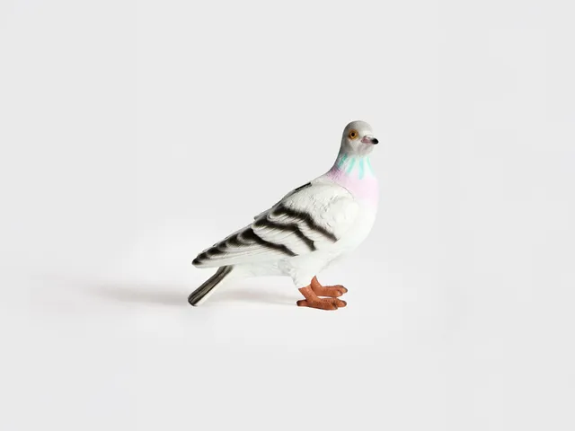 J.W.Anderson Bags Pigeon Clutch Tasche Grau