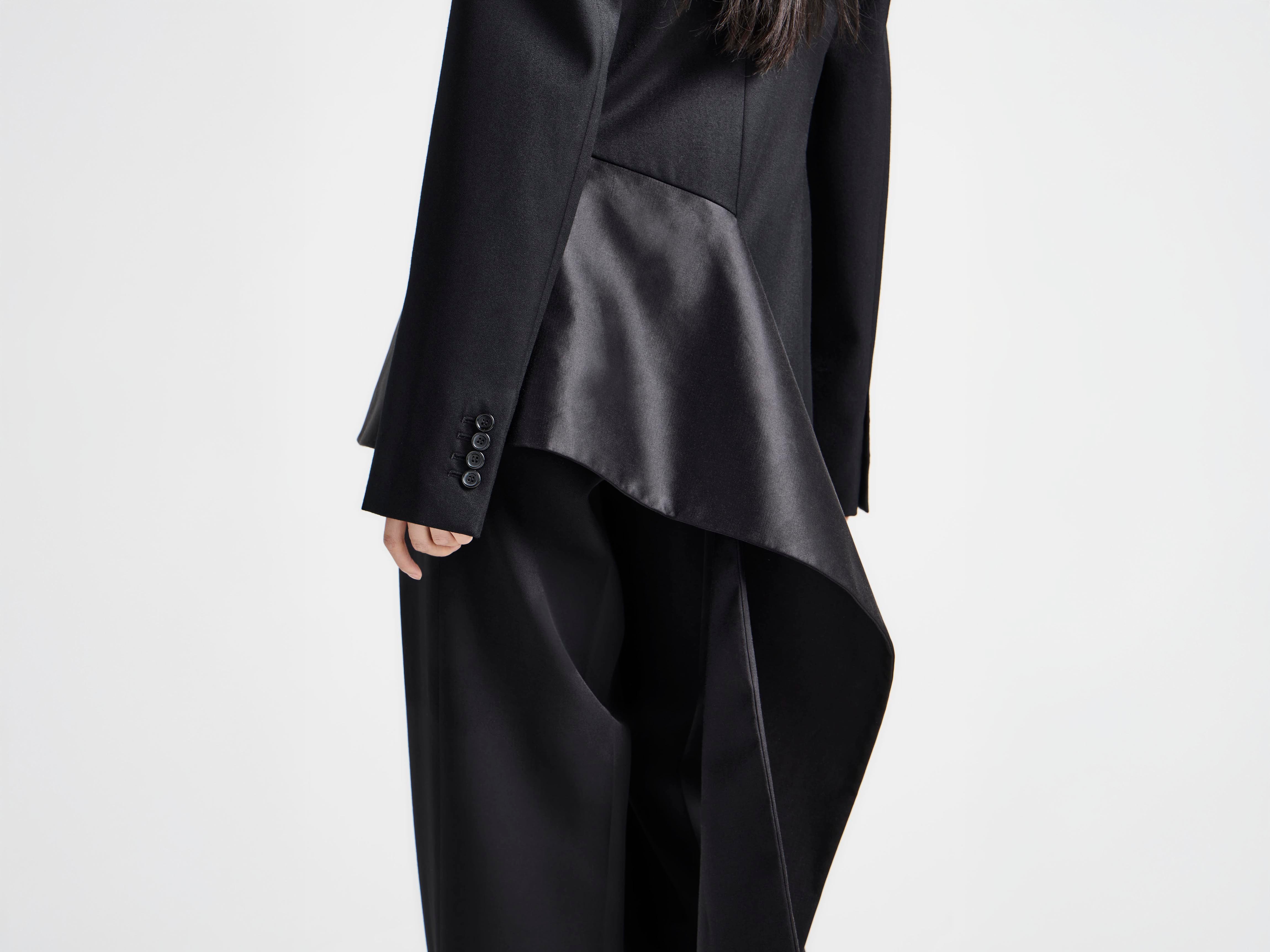 J.W.Anderson Blazer Damen Schwarz Wolle Wrap