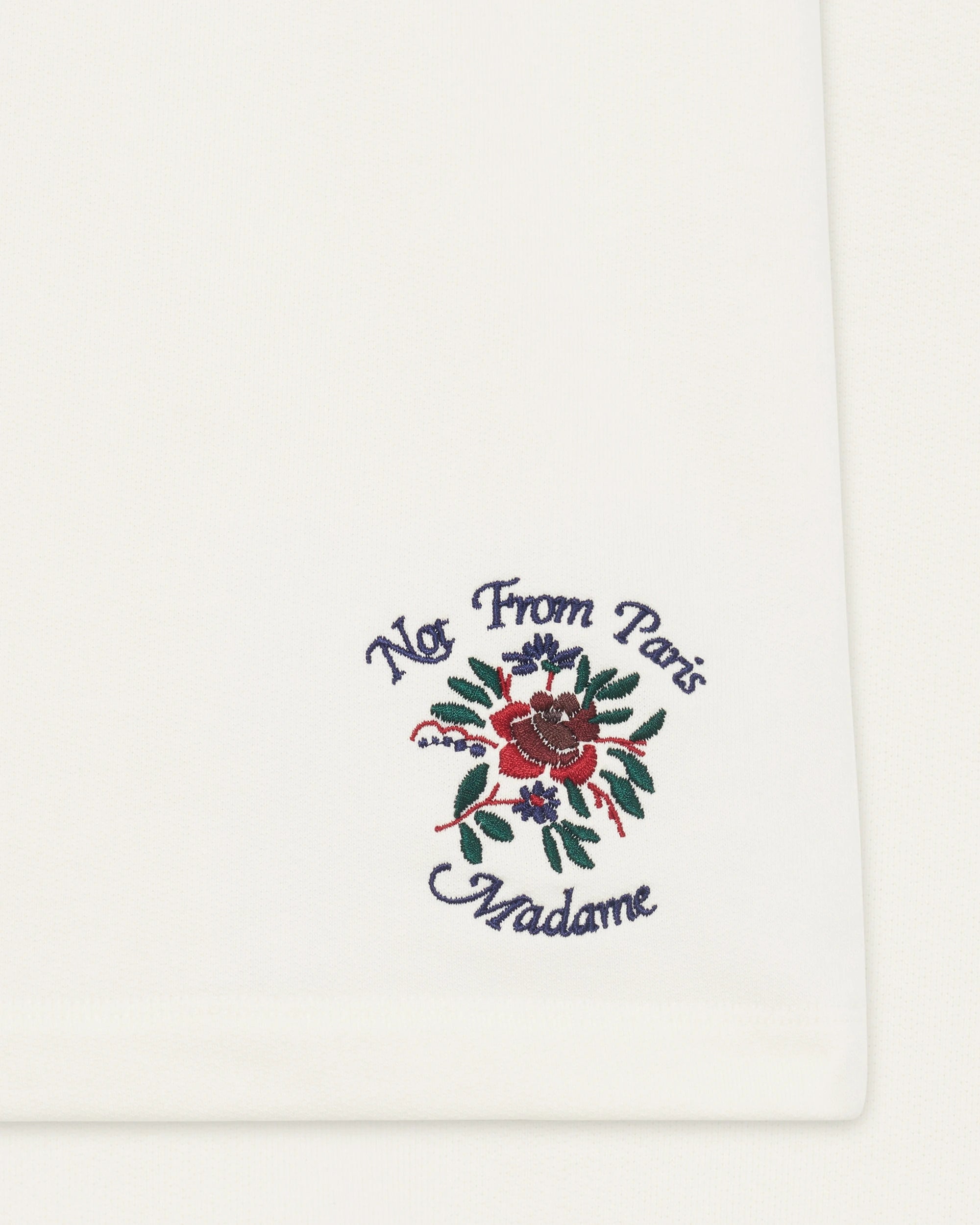 Drôle de Monsieur Le Short Slogan Rose Shorts Off-White Baumwolle