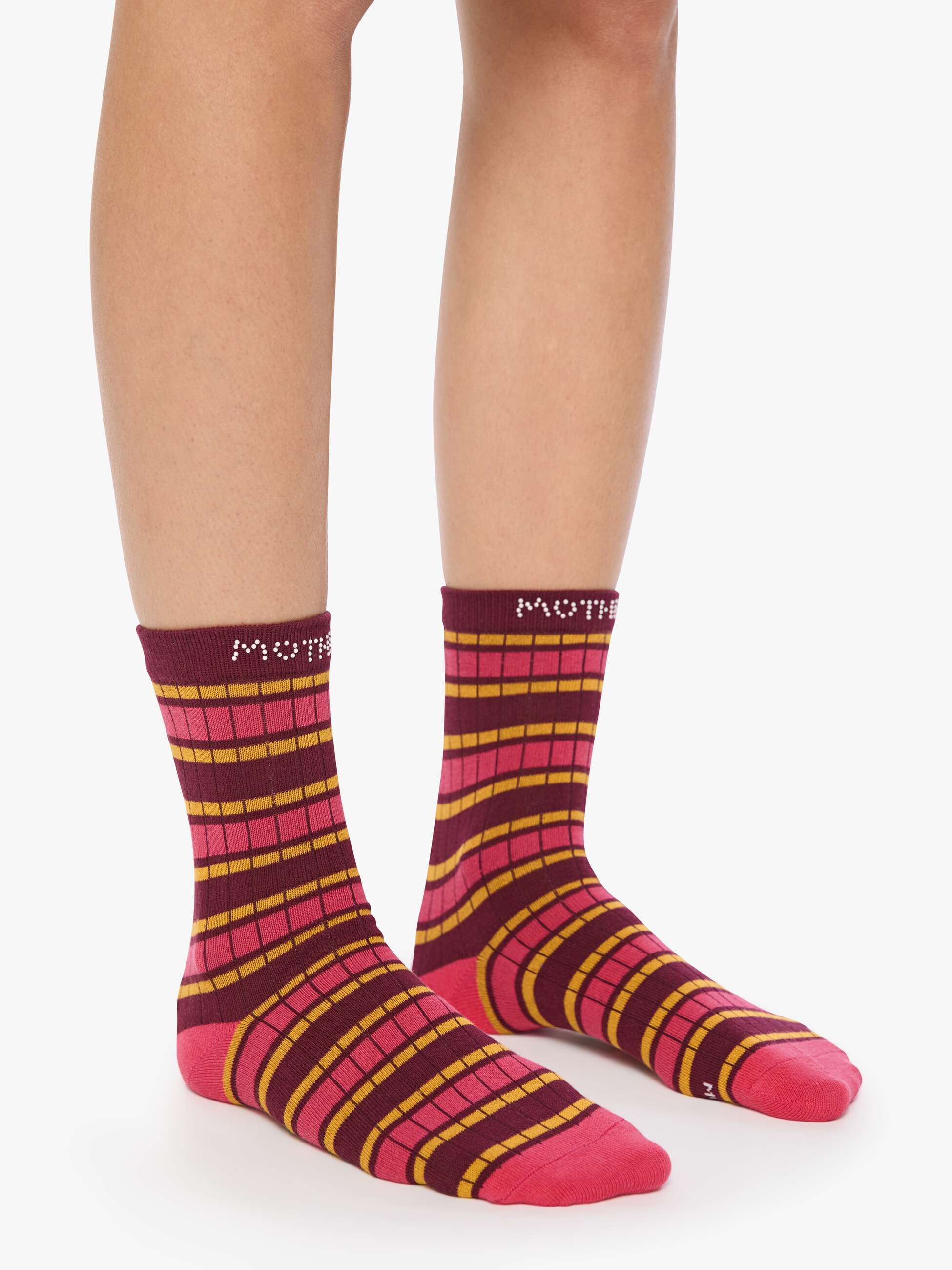 Mother The Half Step Socken Pearl Clutcher Rot