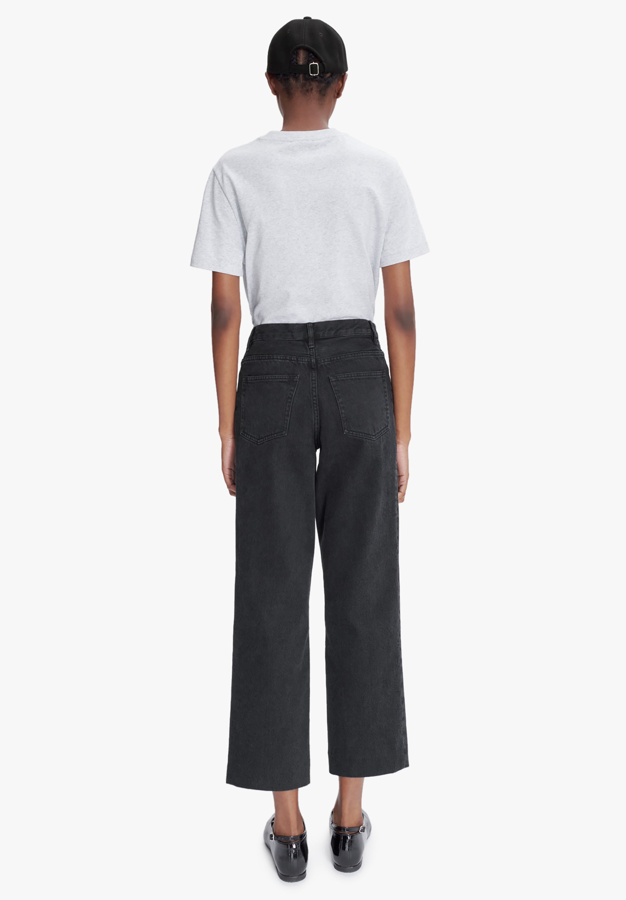 A.P.C. New Sailor Jeans schwarz High Waist 7/8