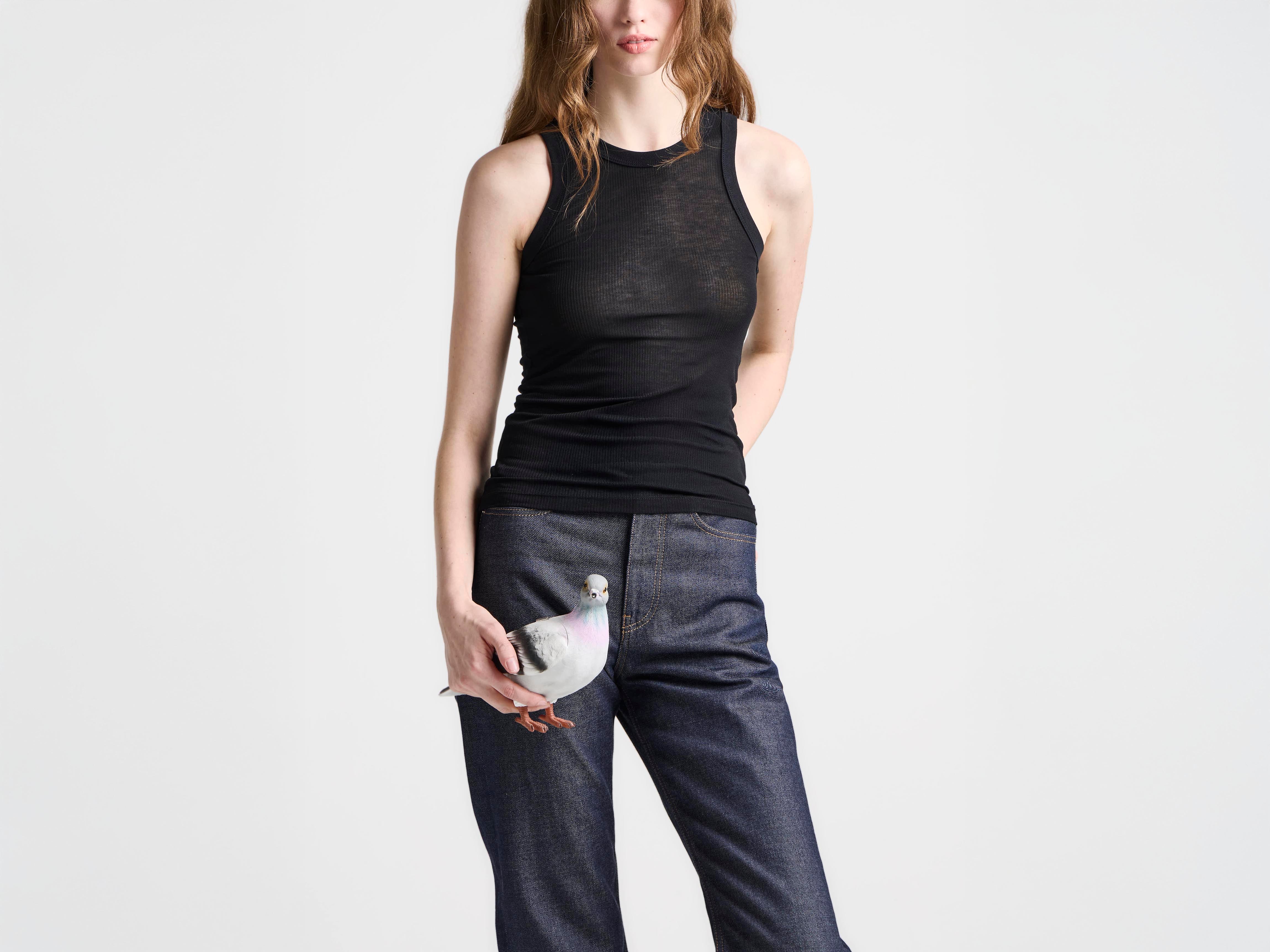 J.W.Anderson Bags Pigeon Clutch Tasche Grau