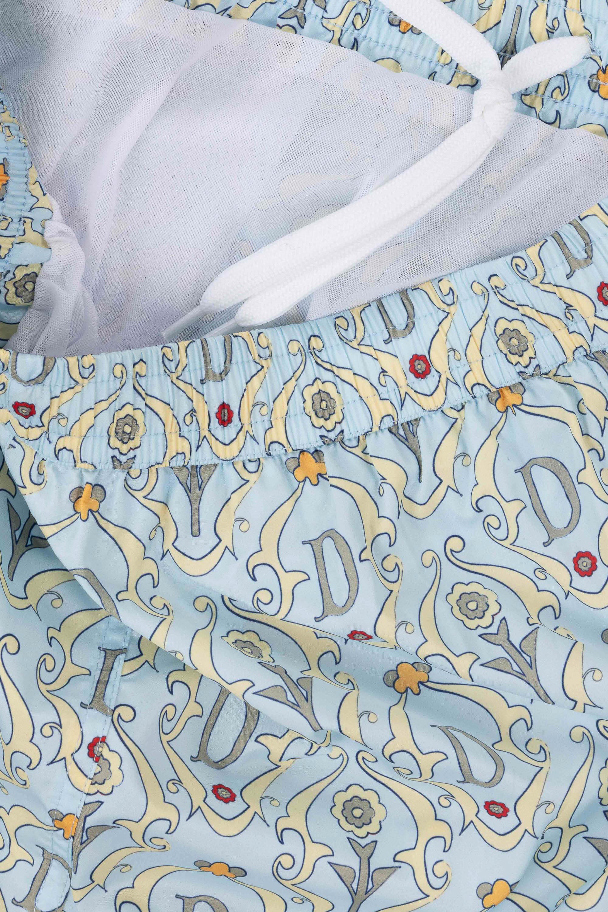 Drôle De Monsieur Le Short Plage Ornements Badeshorts blau