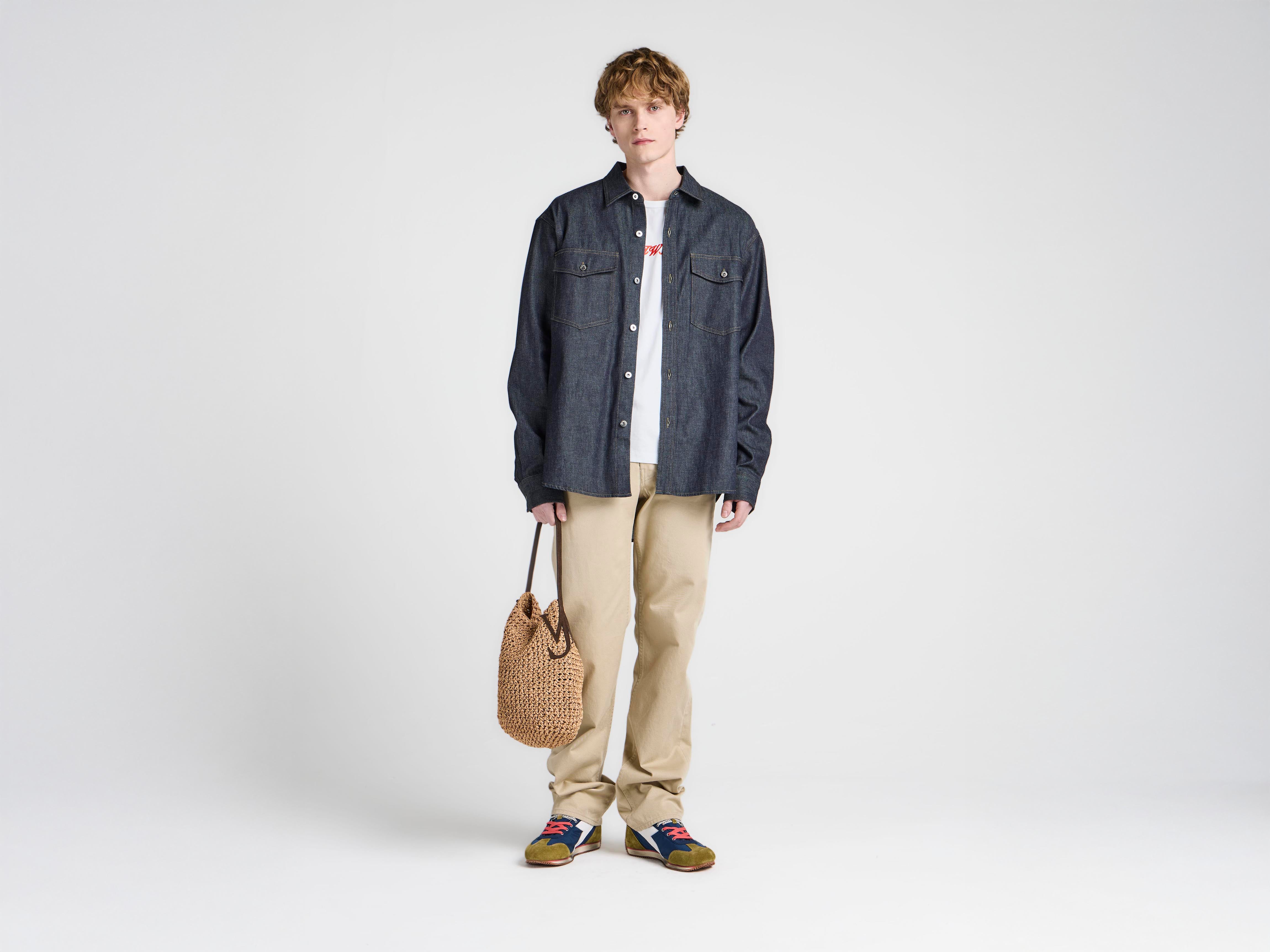 J.W.Anderson Denim Overshirt Herren indigo Japan-Denim