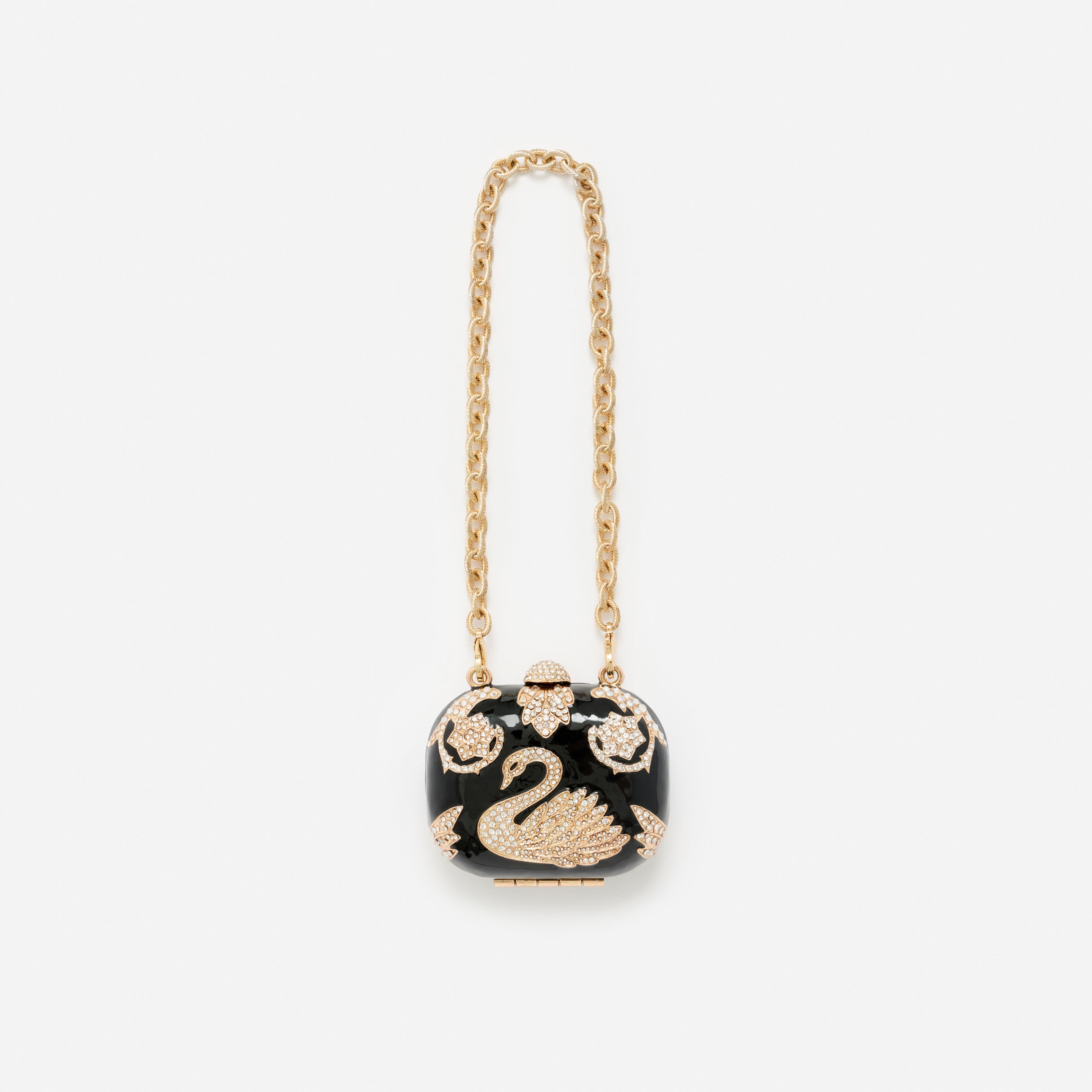 Self Portrait Black Crystal Airpod Case Hülle Schwarz