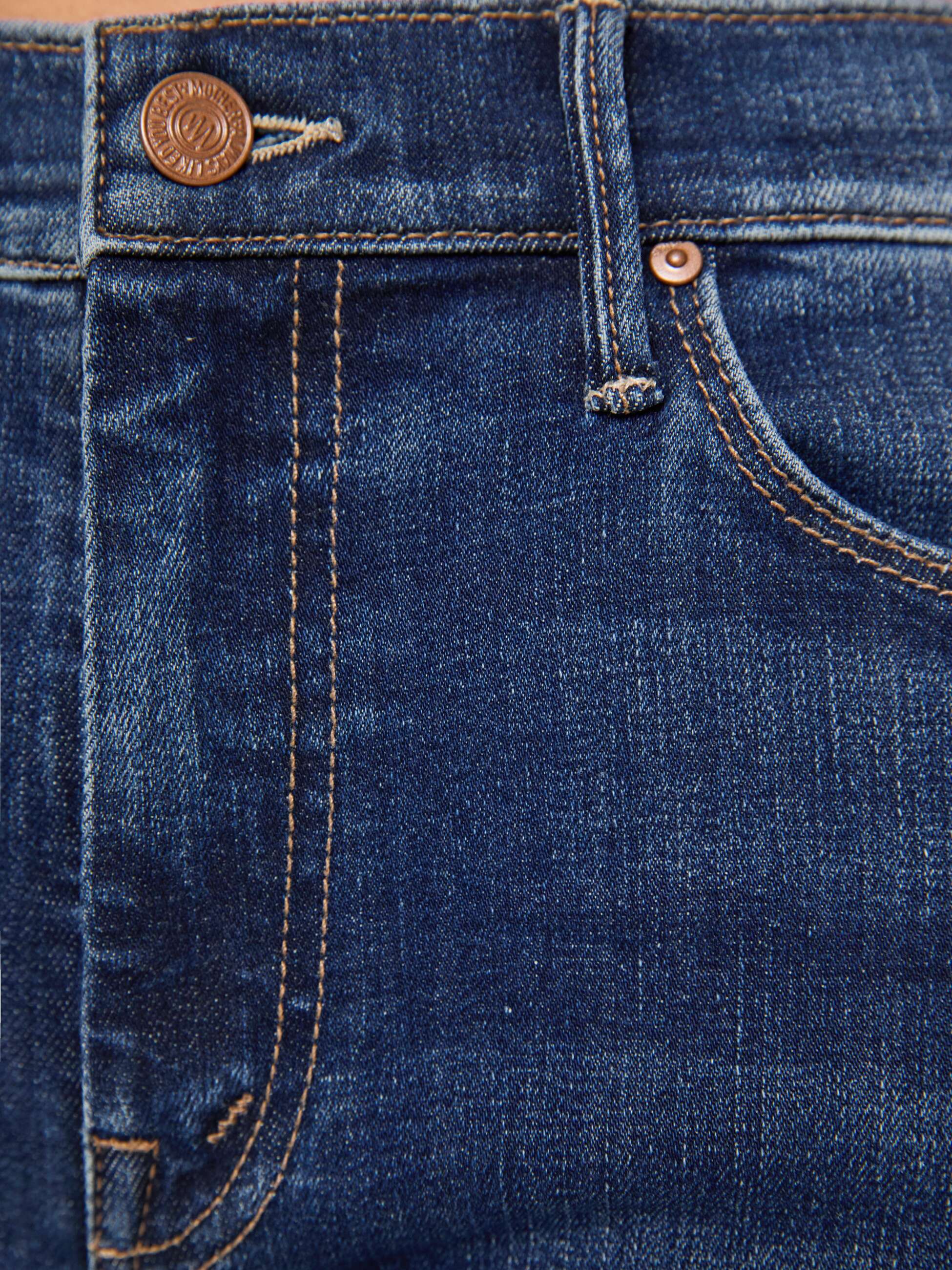Mother Weekender Flare Jeans Dunkelblau Backstage Pass