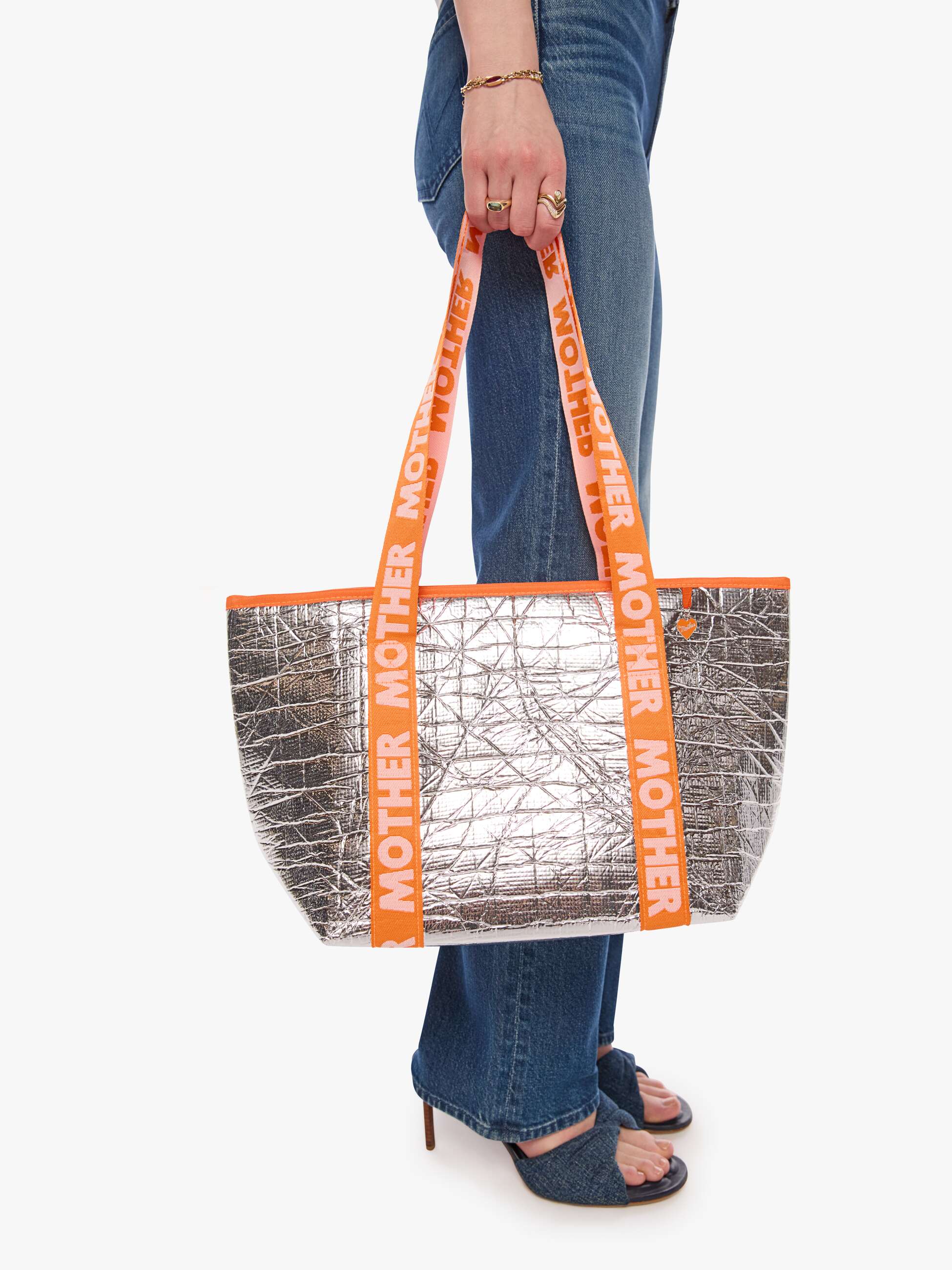 Mother Thermal Tote Bag Kühltasche Metallic Silber