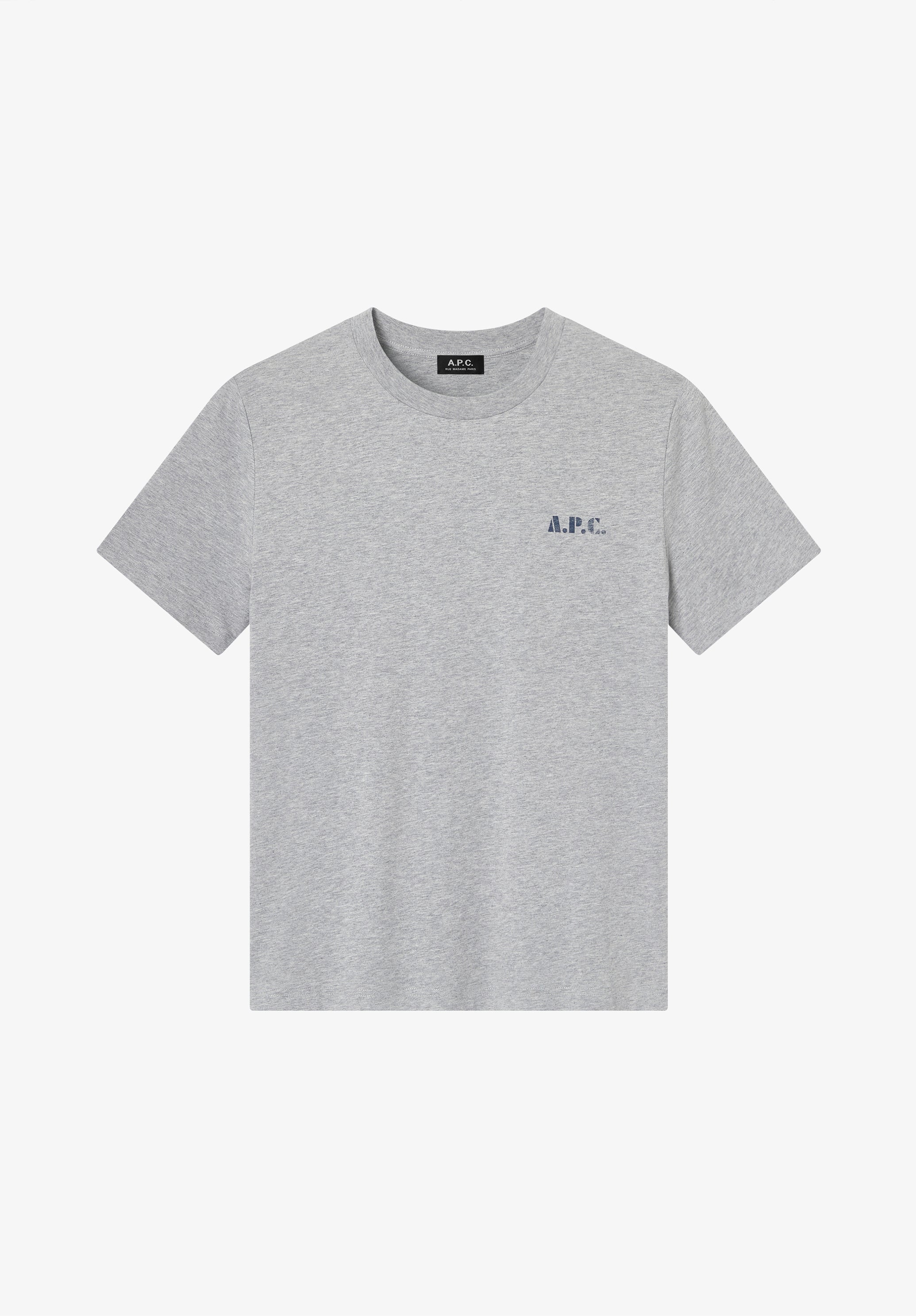 A.P.C. T-Shirts Vintage T-Shirt Grau M Baumwolle