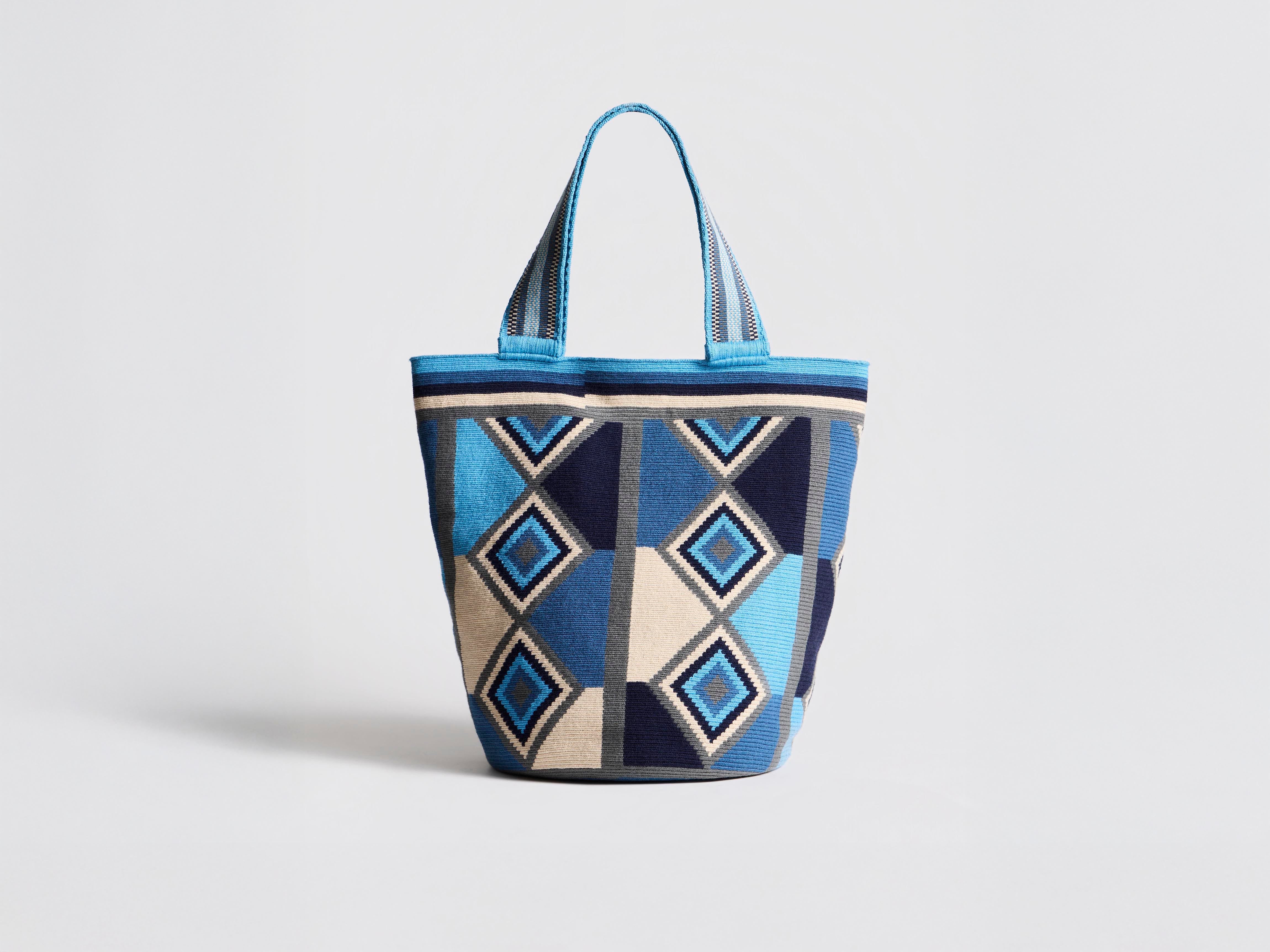 J.W.Anderson Bags Wayuu Mochila Beuteltasche Blau Multi
