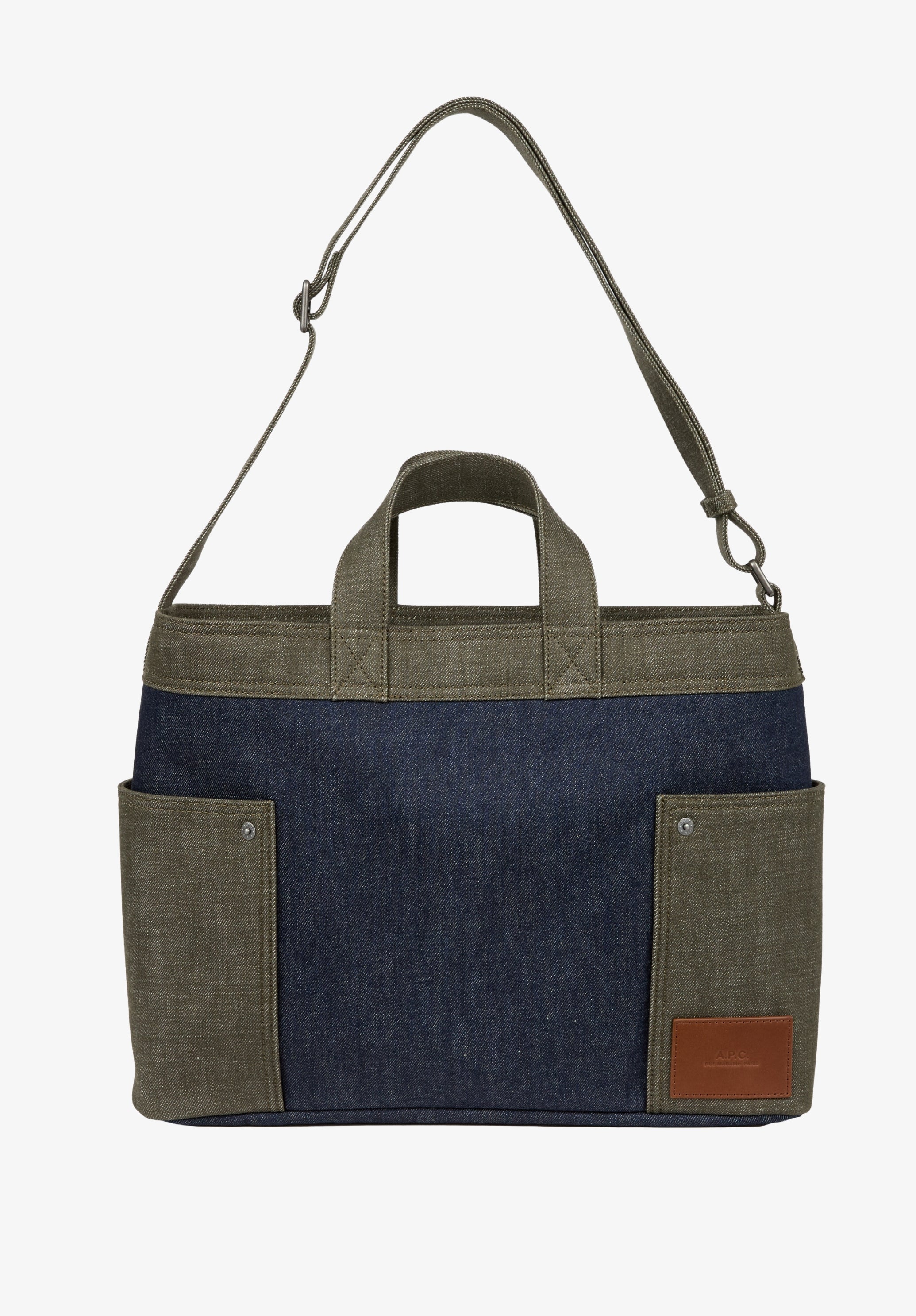 A.P.C. Jardin Tragetasche Denim argent TU