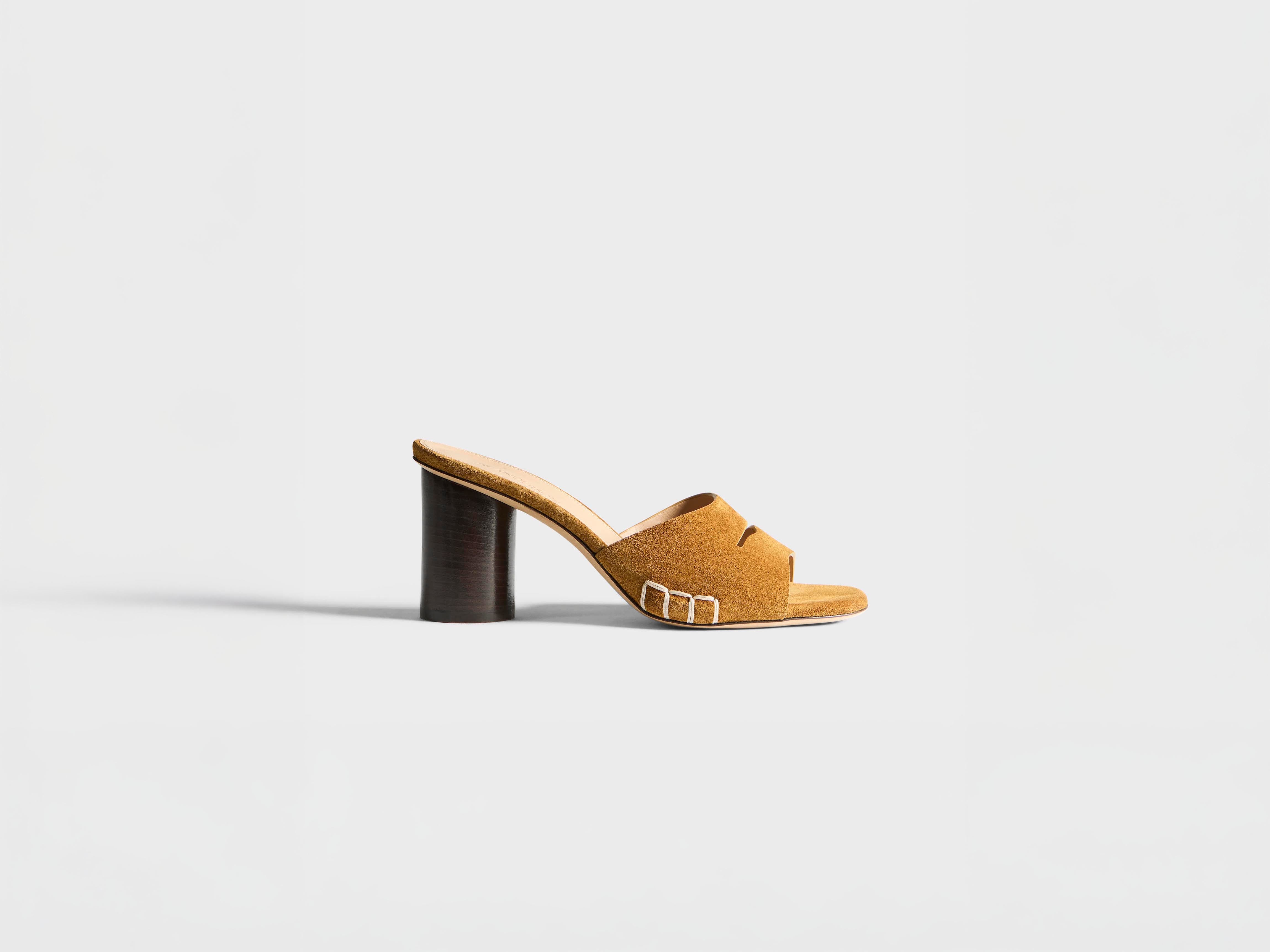 J.W.Anderson Loafer Mule Sandale Caramel Wildleder 38