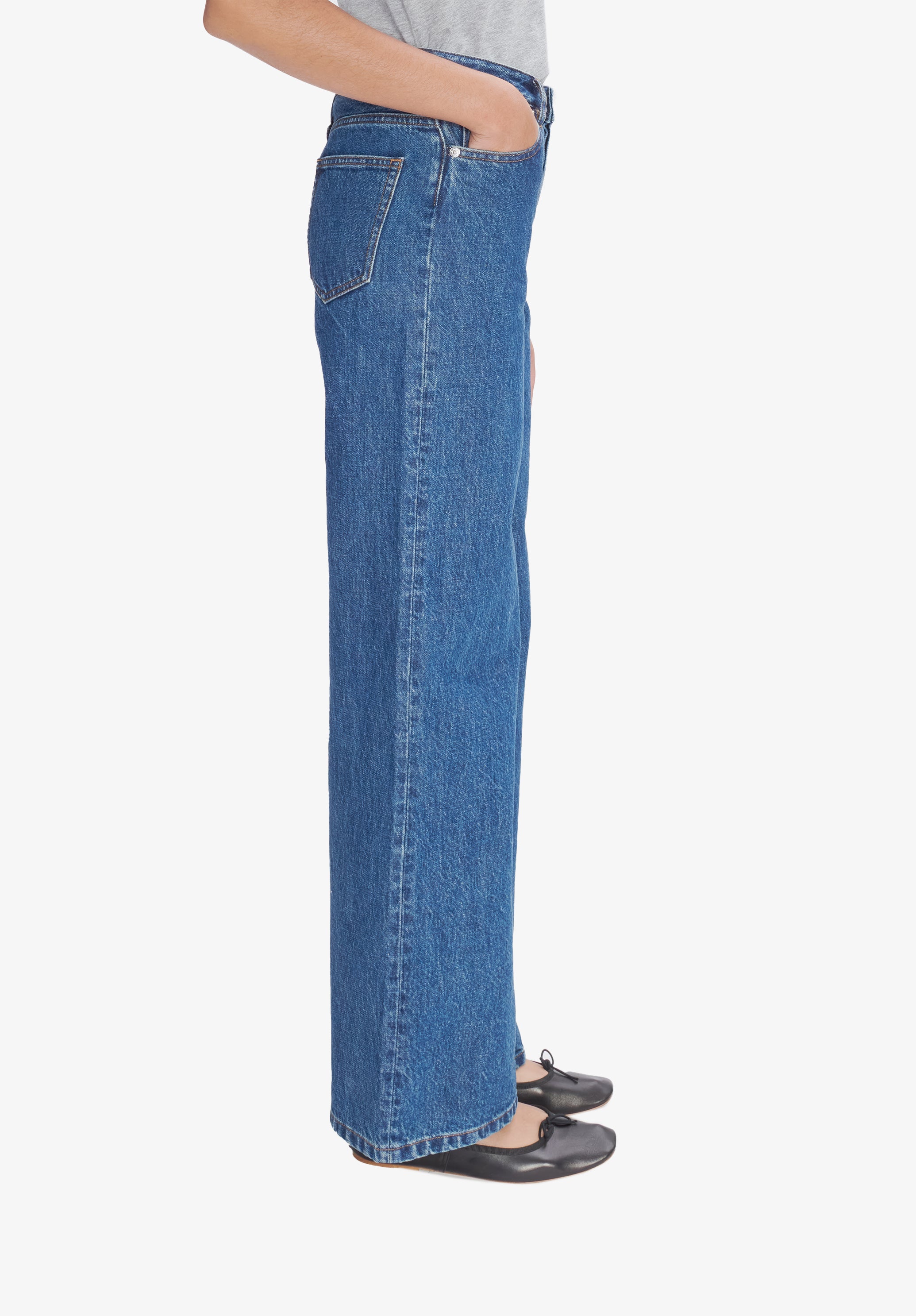 A.P.C. Jeans Elisabeth Damen Jeans 27 Hohe Taille Bio-Baumwolle