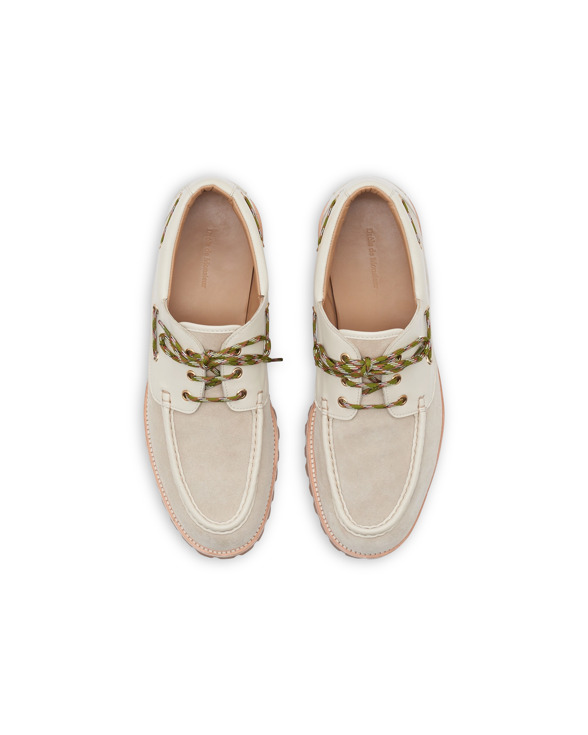 Drôle De Monsieur La Chaussure Bateau Bootsschuh Beige 43