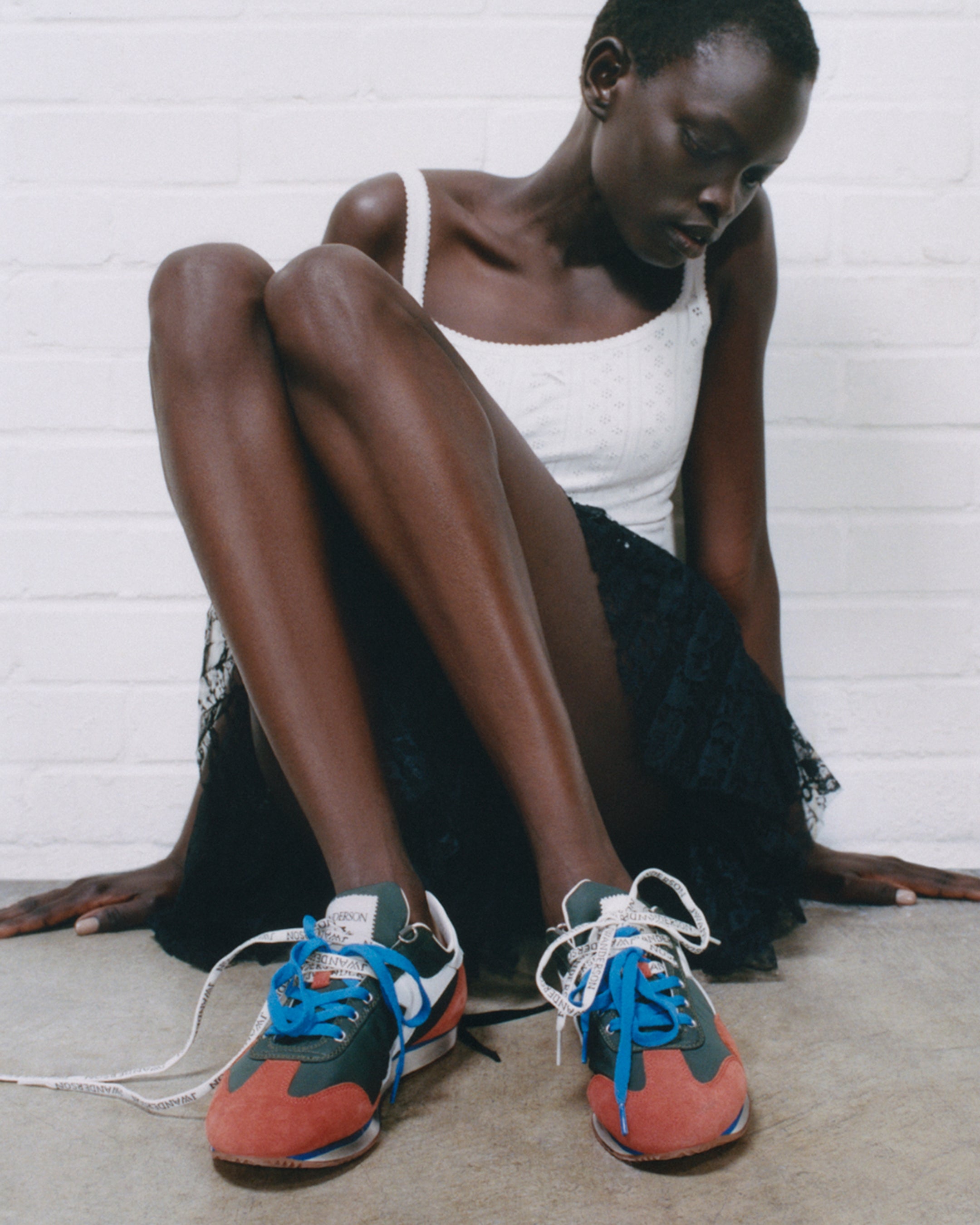 J.W.Anderson Shoes Diadora Equipe Sneaker Damen Grün