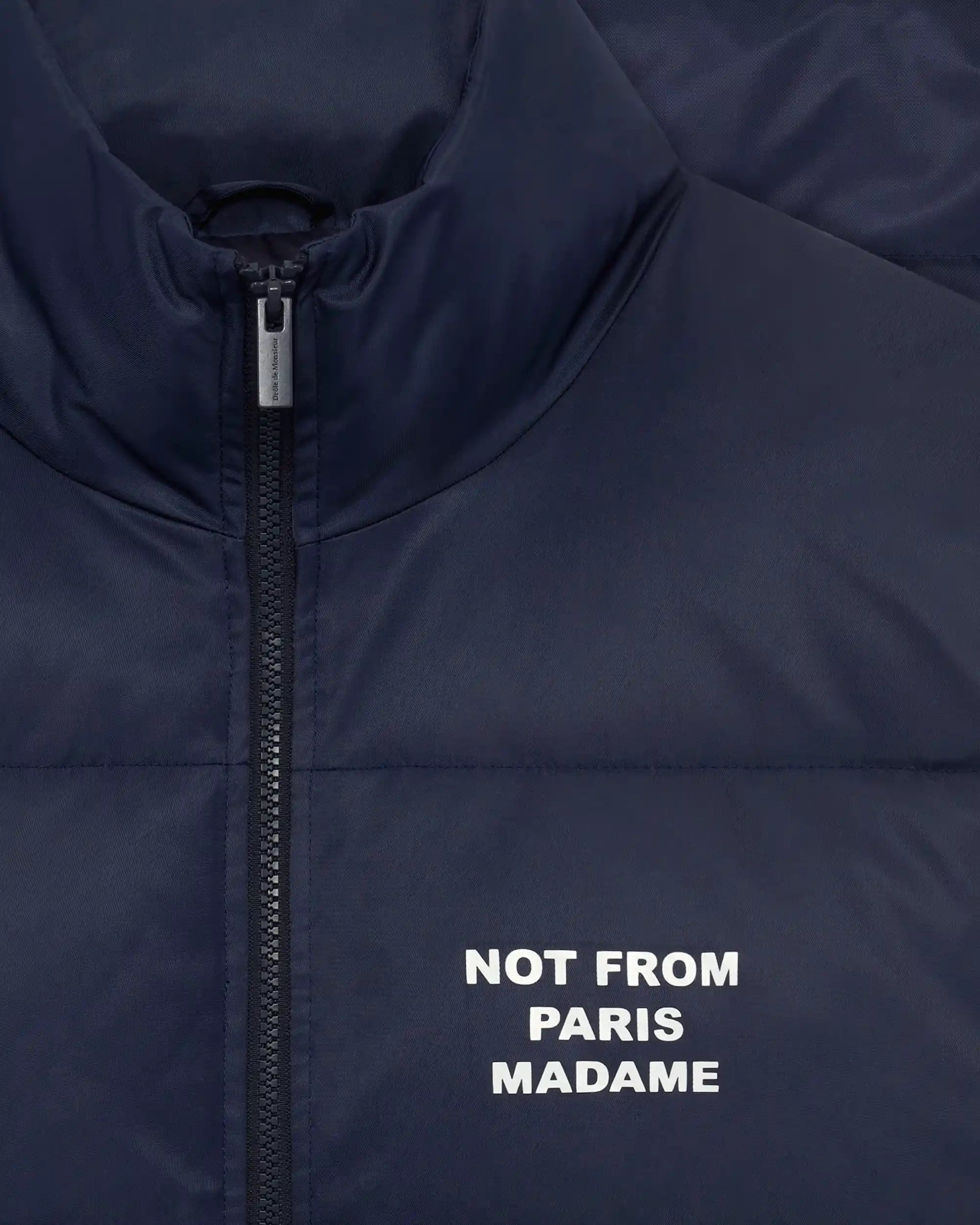 Drôle De Monsieur Slogan Daunenweste navy ärmellos