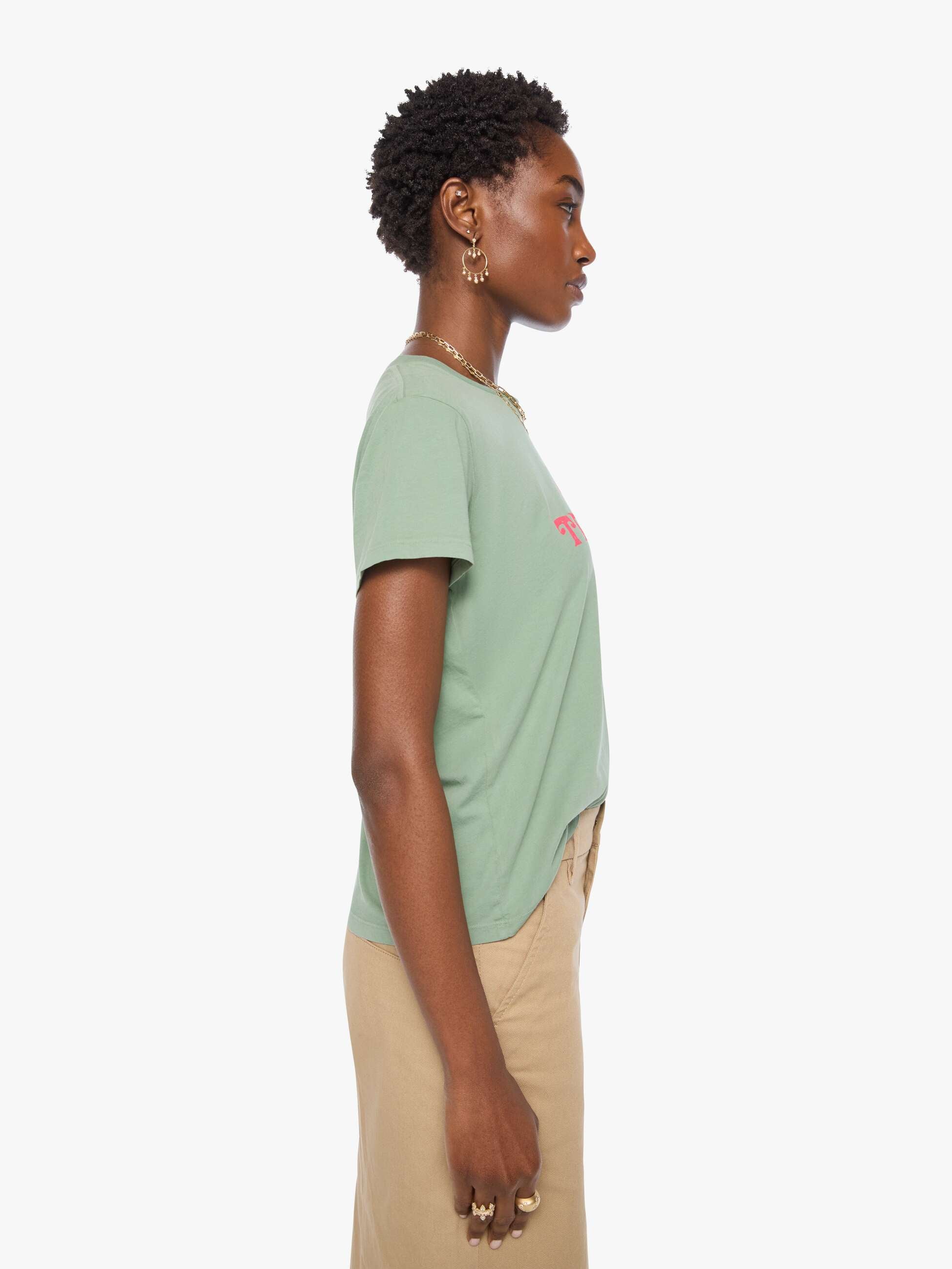 Mother Boxy Goodie Goodie I'm A Treasure T-Shirt Grün