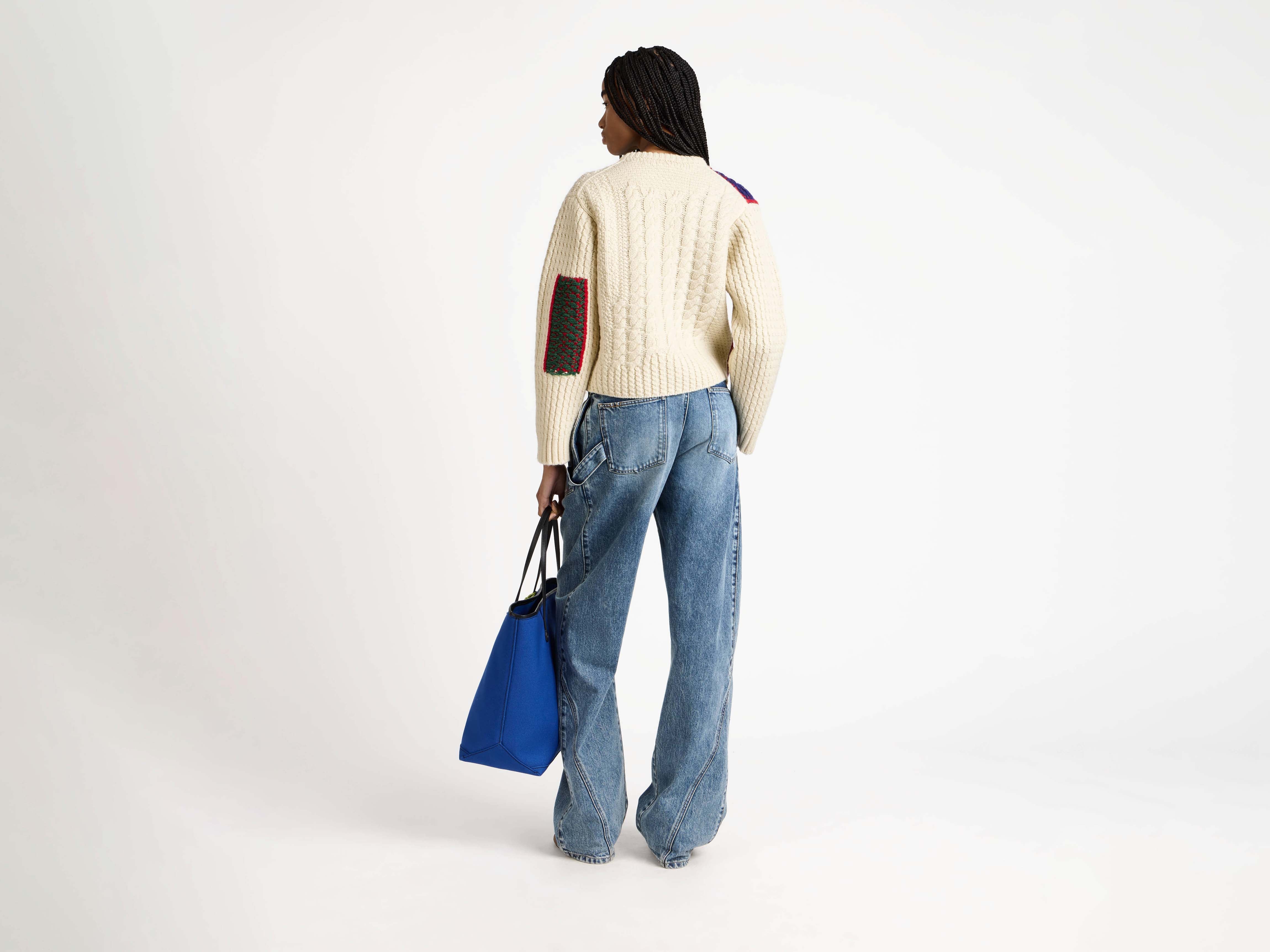 J.W.Anderson Knitwear Cable-Knit Jumper Strickpullover Ivory