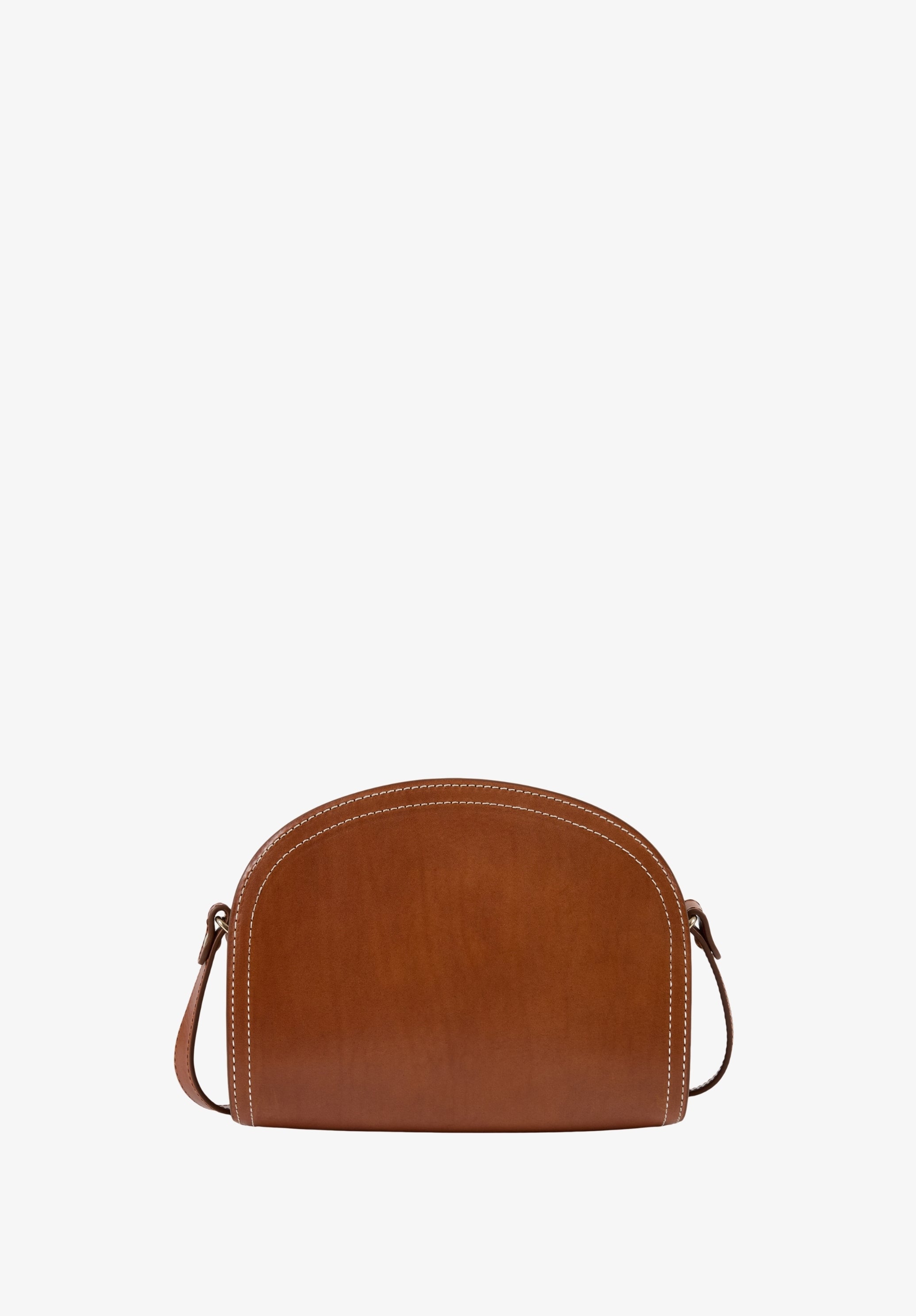 A.P.C. Demi-Lune Tasche Marron Glattleder TU