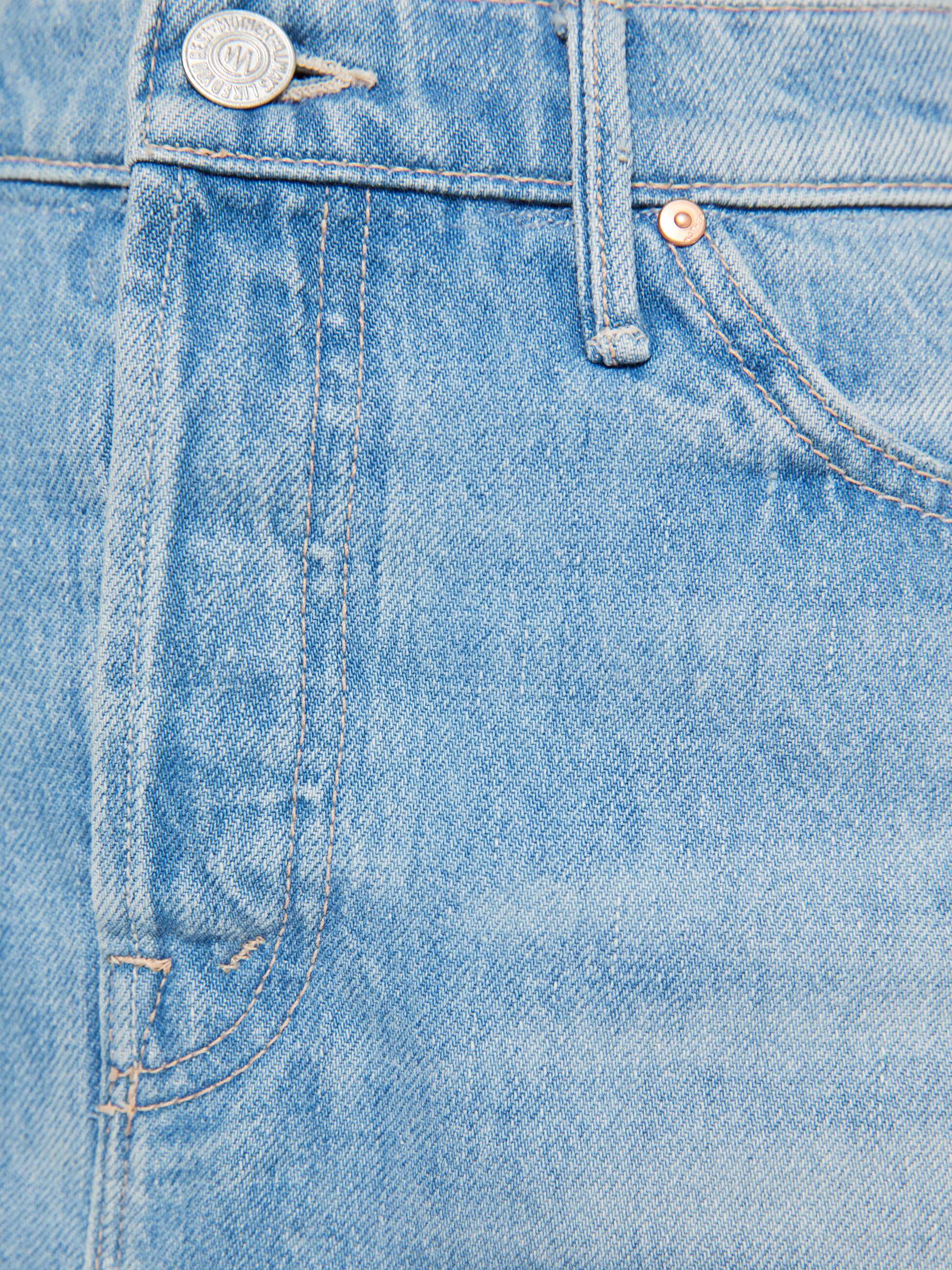 Mother The Peek-A-Boo Maxi Jeansrock Head Rush