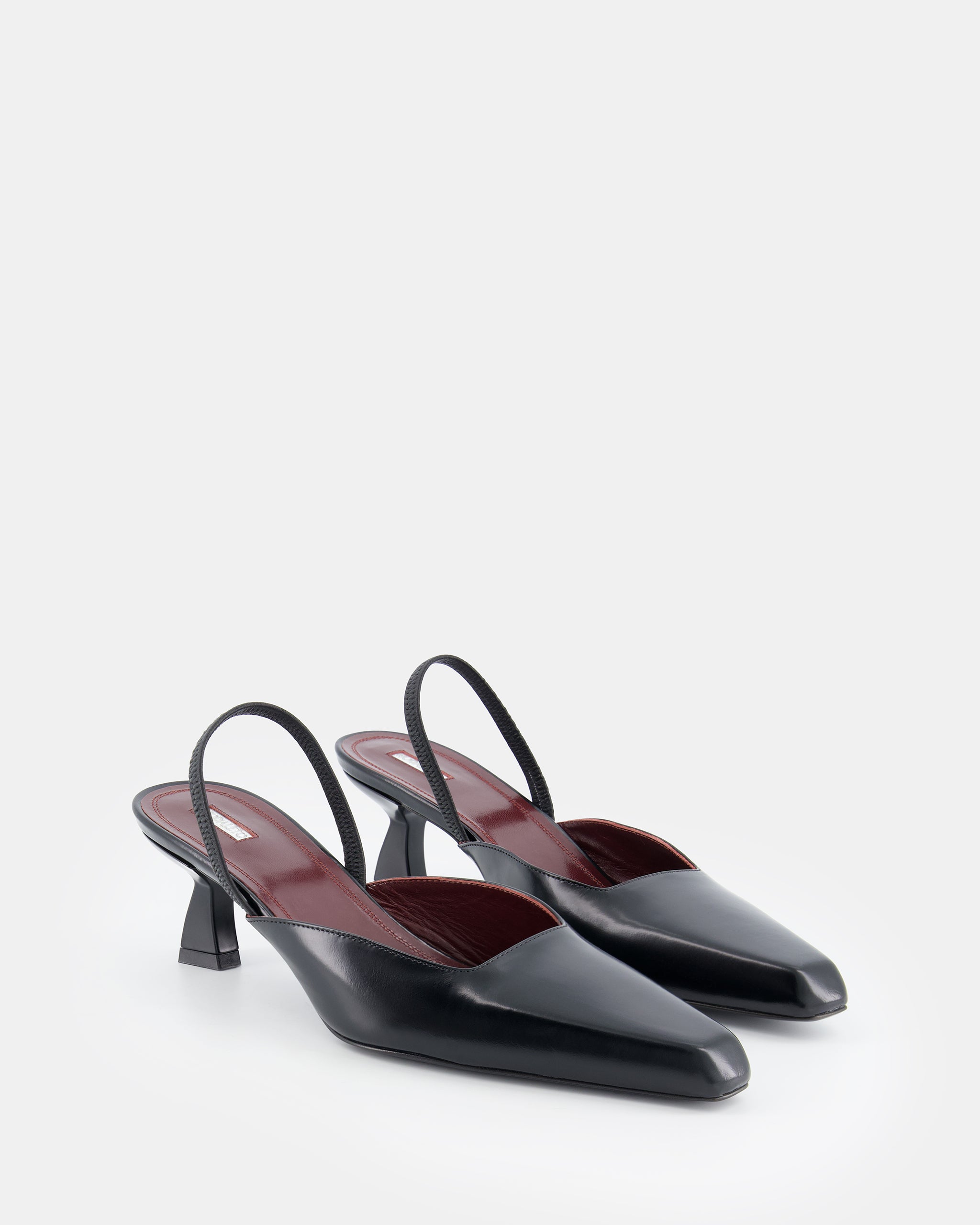 Nodaleto Dona Sling Back 50 Slingback Schwarz Black Glassed