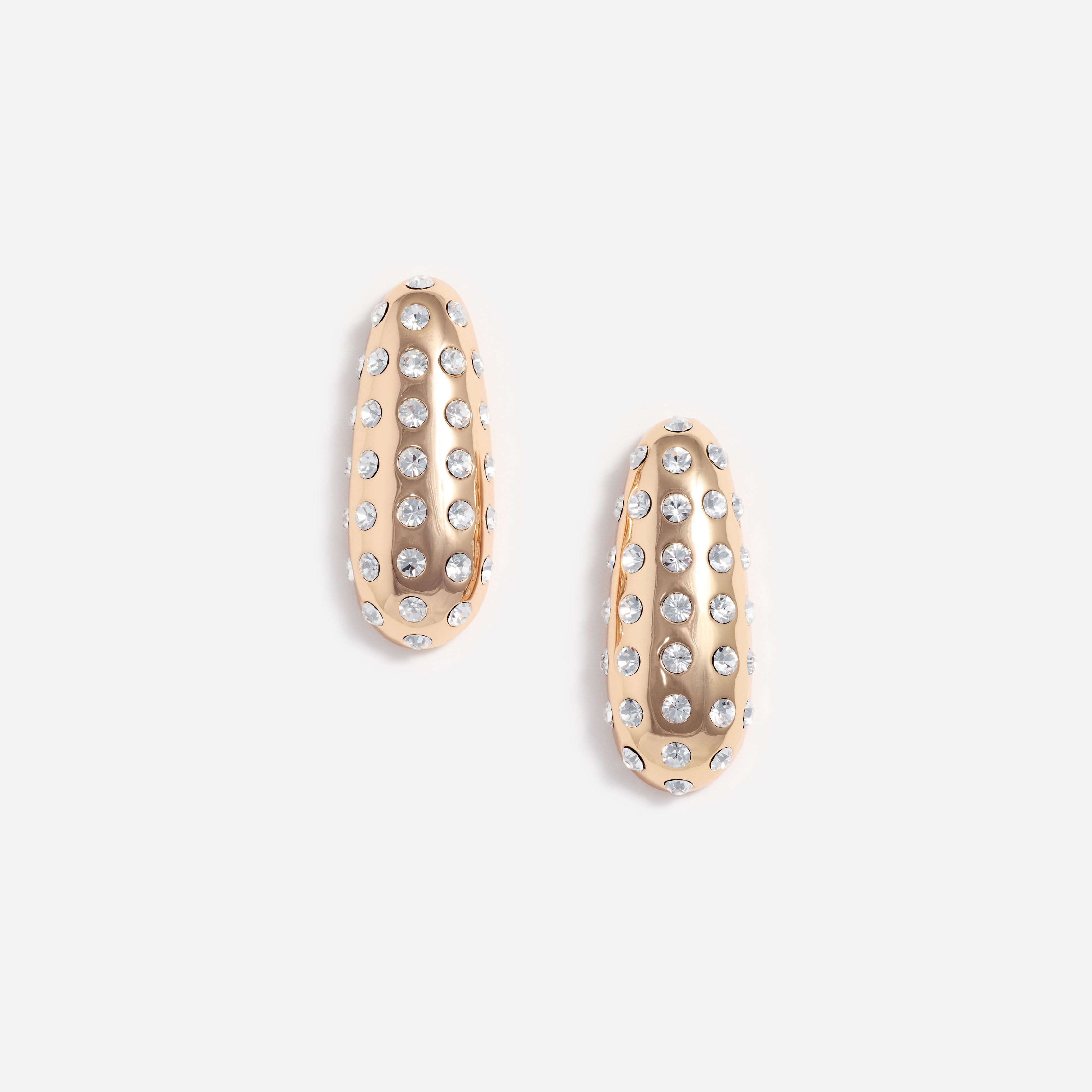 Self Portrait Jewellery Gold Crystal Ohrringe Goldstecker Kristall