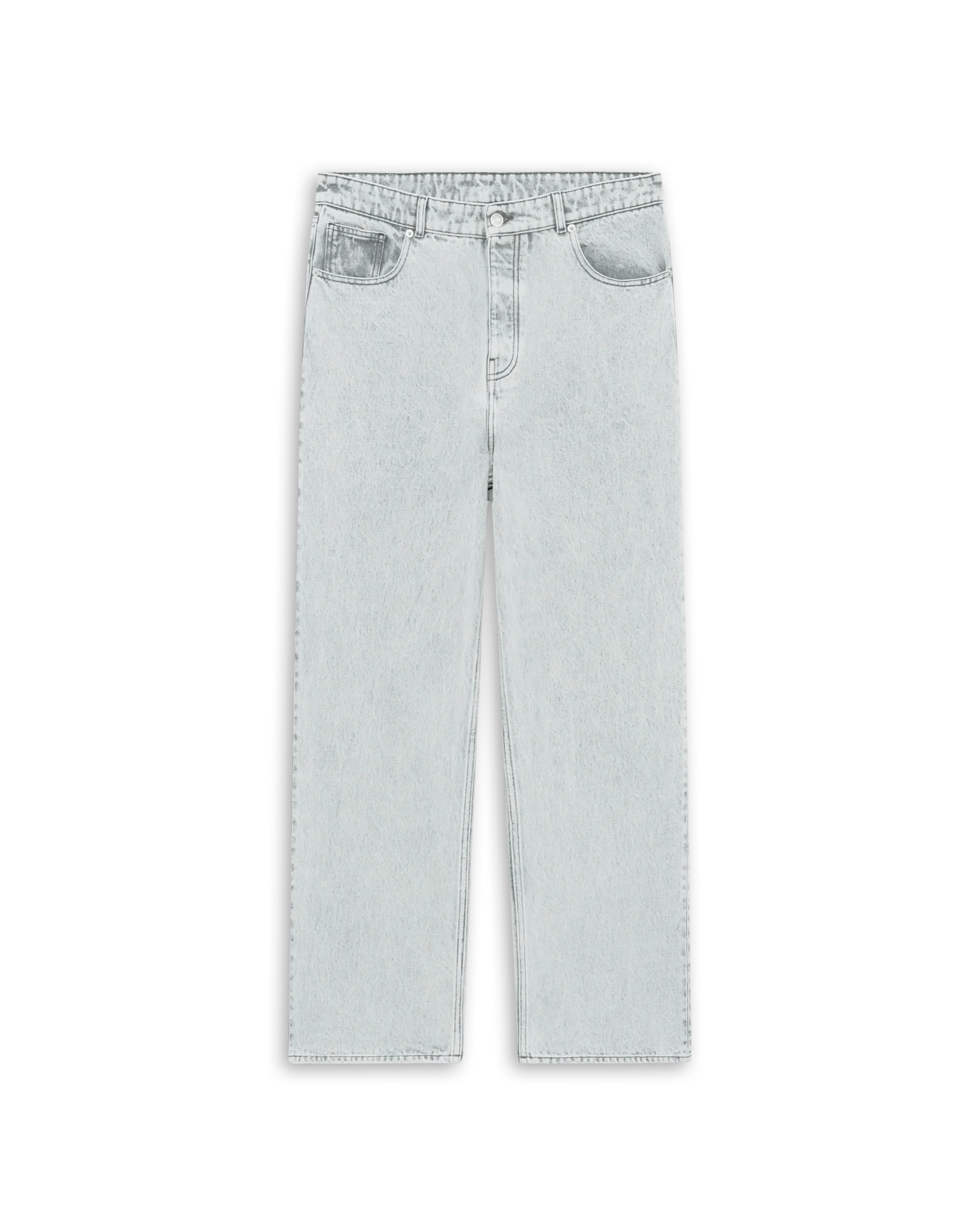 Drôle De Monsieur Le Jean Droit Gris Jeans Grau Straight