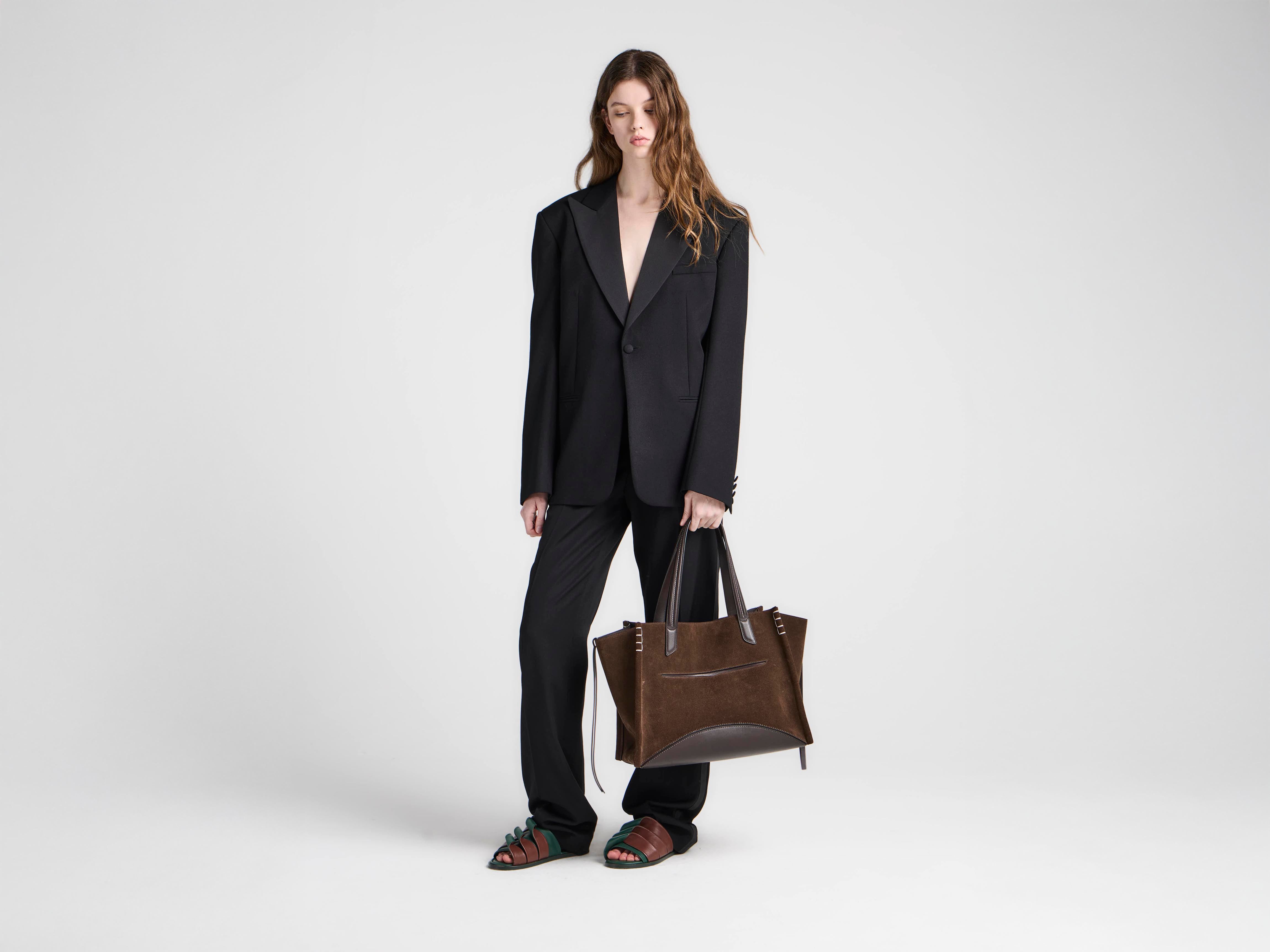 J.W.Anderson Fitted Tuxedo Jacket Blazer schwarz tailliert