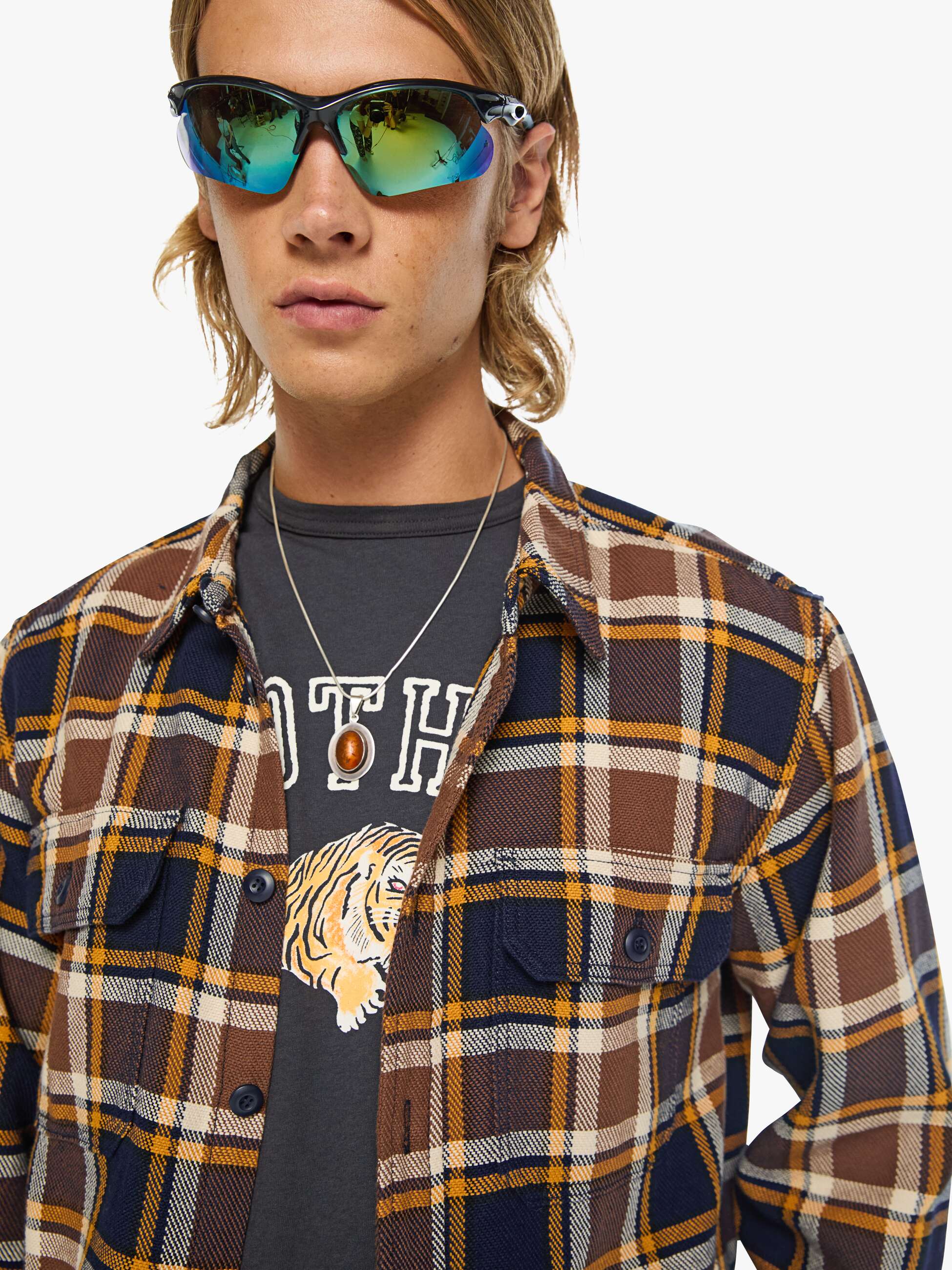 Mother The Freeze Plaid To The Bone Hemdjacke Karo Herren