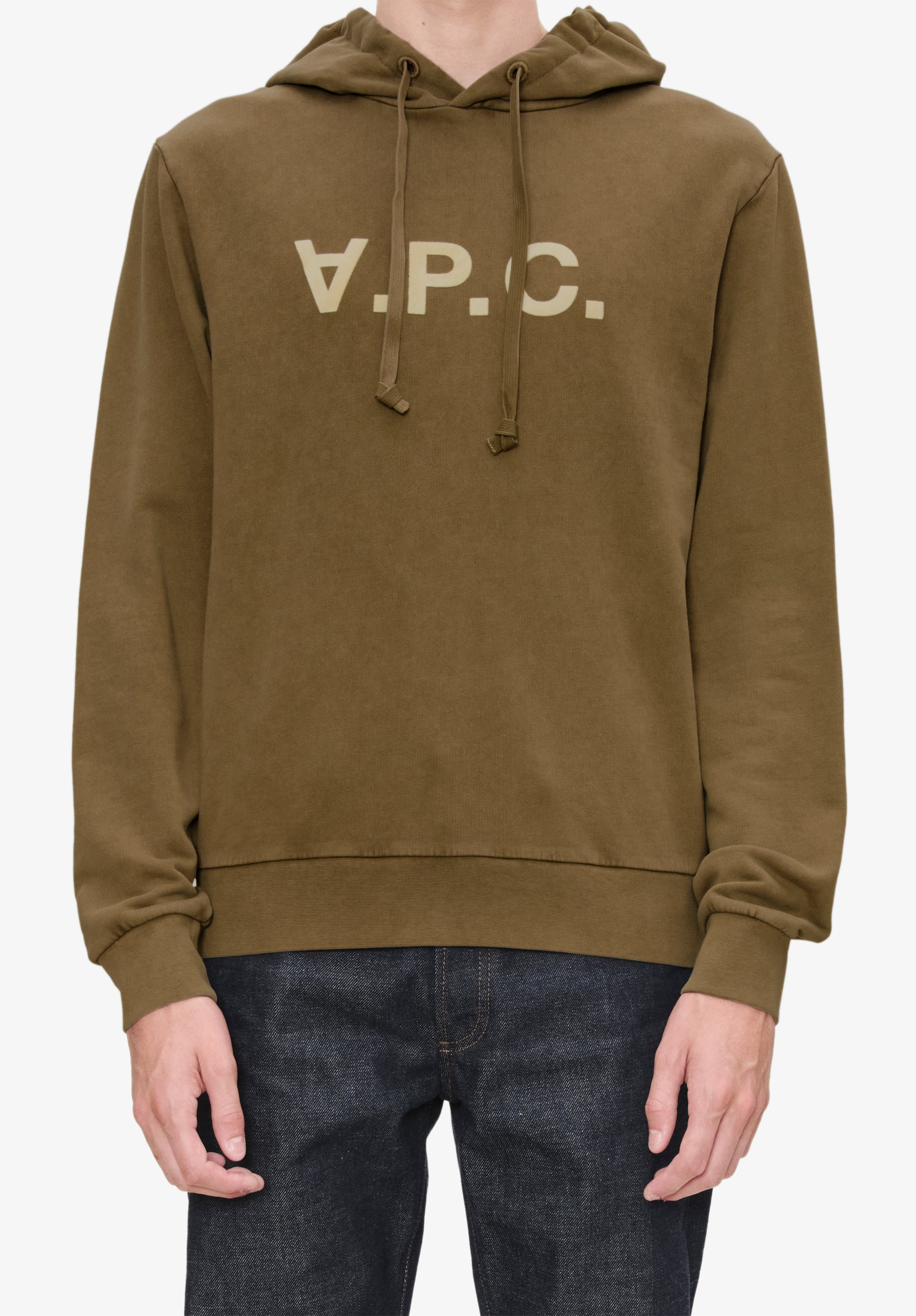 A.P.C. Standard-Hoodie VPC Hoodie grün 3XL Bio-Baumwolle