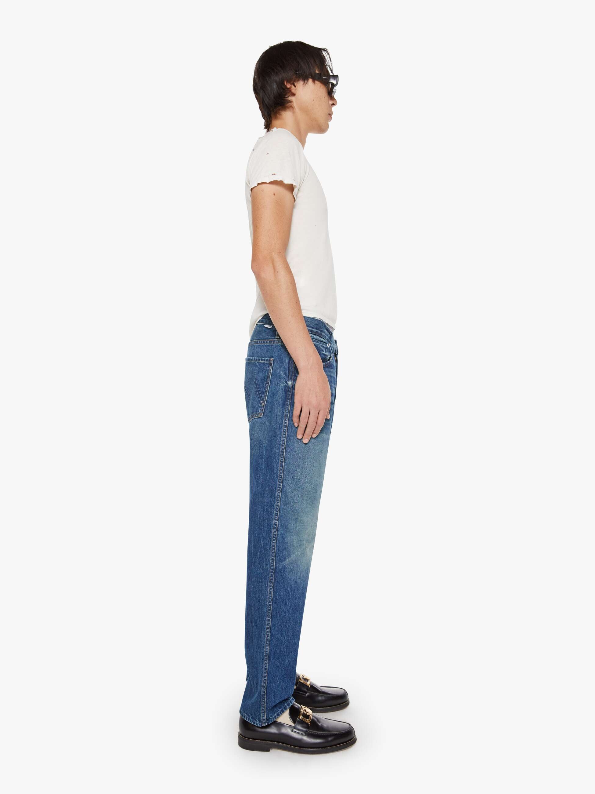 Mother The Bronco Jeans I'll Have My Usual Herren Blau