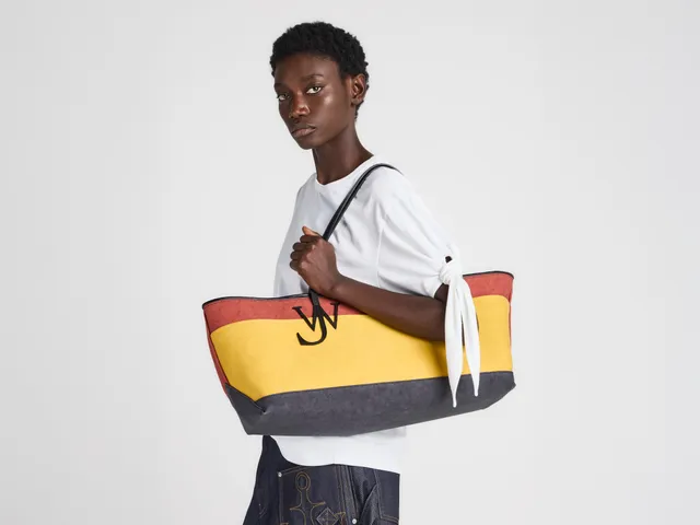 J.W.Anderson Anchor Tote Tasche Canvas Rost Multi