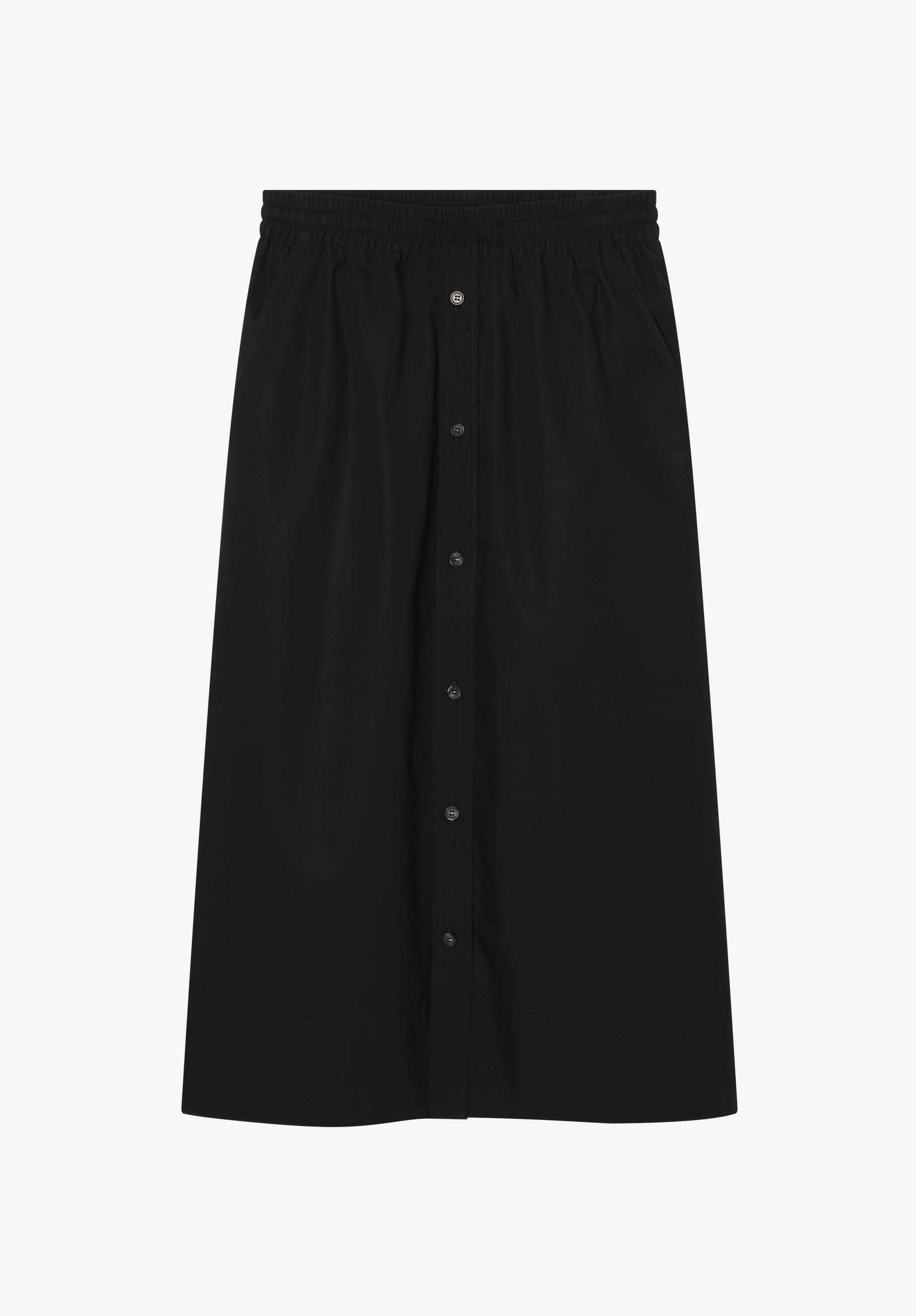 A.P.C. Rock Schwarz Bio-Baumwolle wadenlang Gr. 38