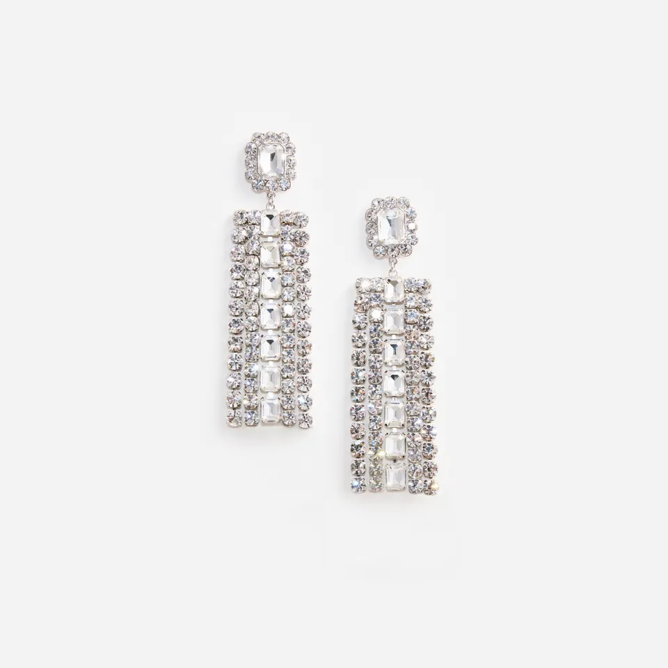 Self Portrait Tropfen Ohrringe Kristall Multi Diamante